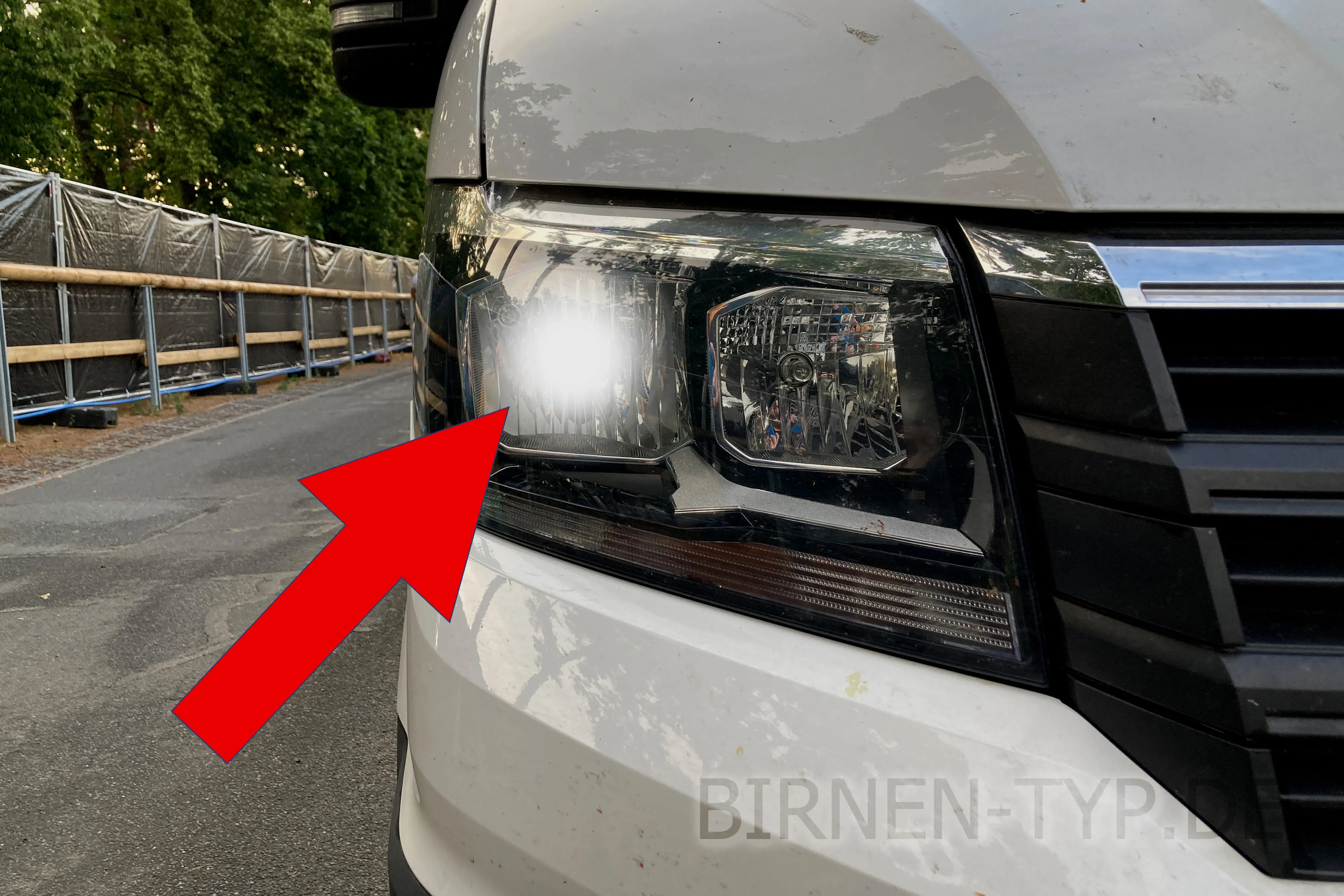 Abblendlicht des MAN TGE 1. Gen., Transporter / Van