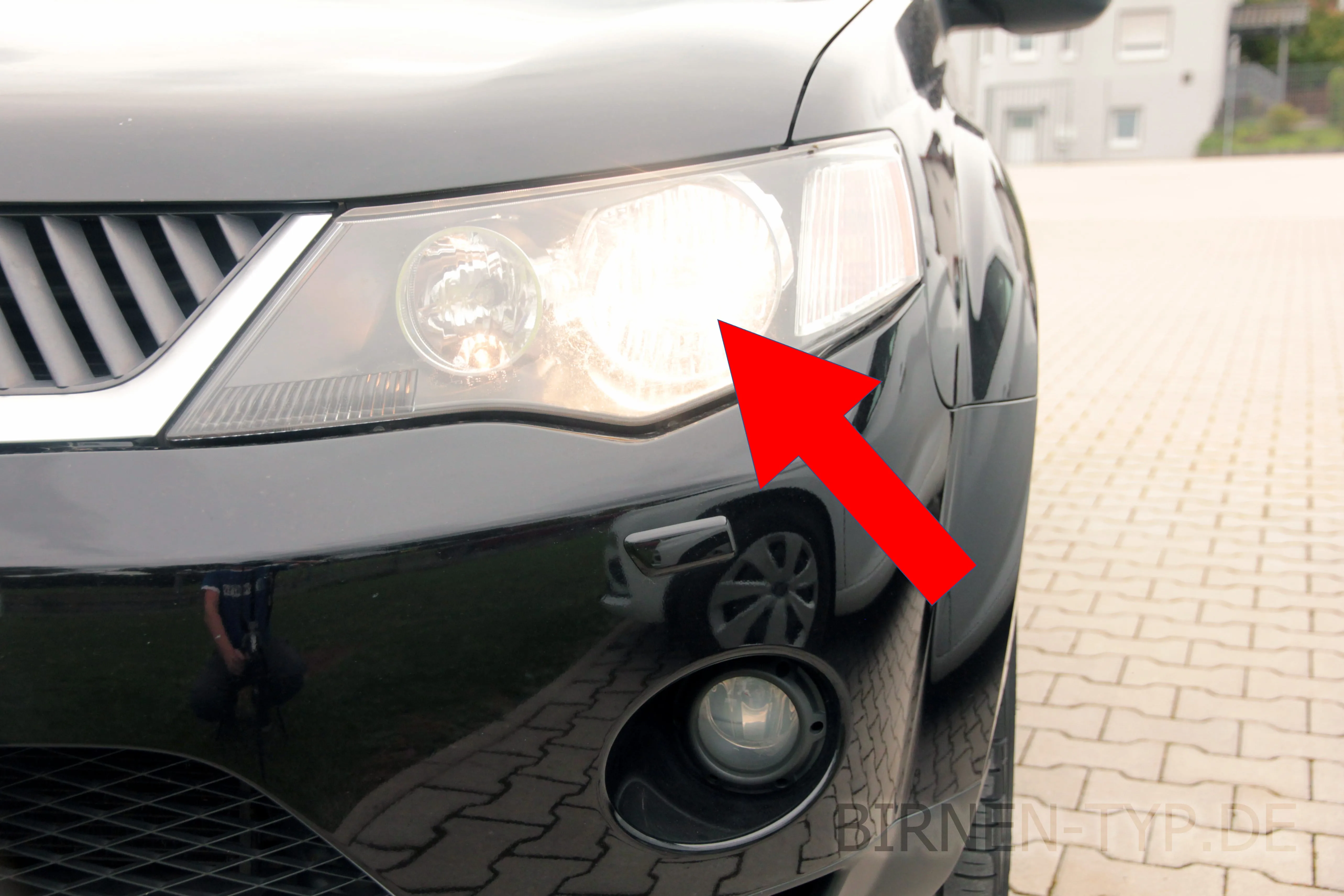 Abblendlicht am Mitsubishi Outlander
