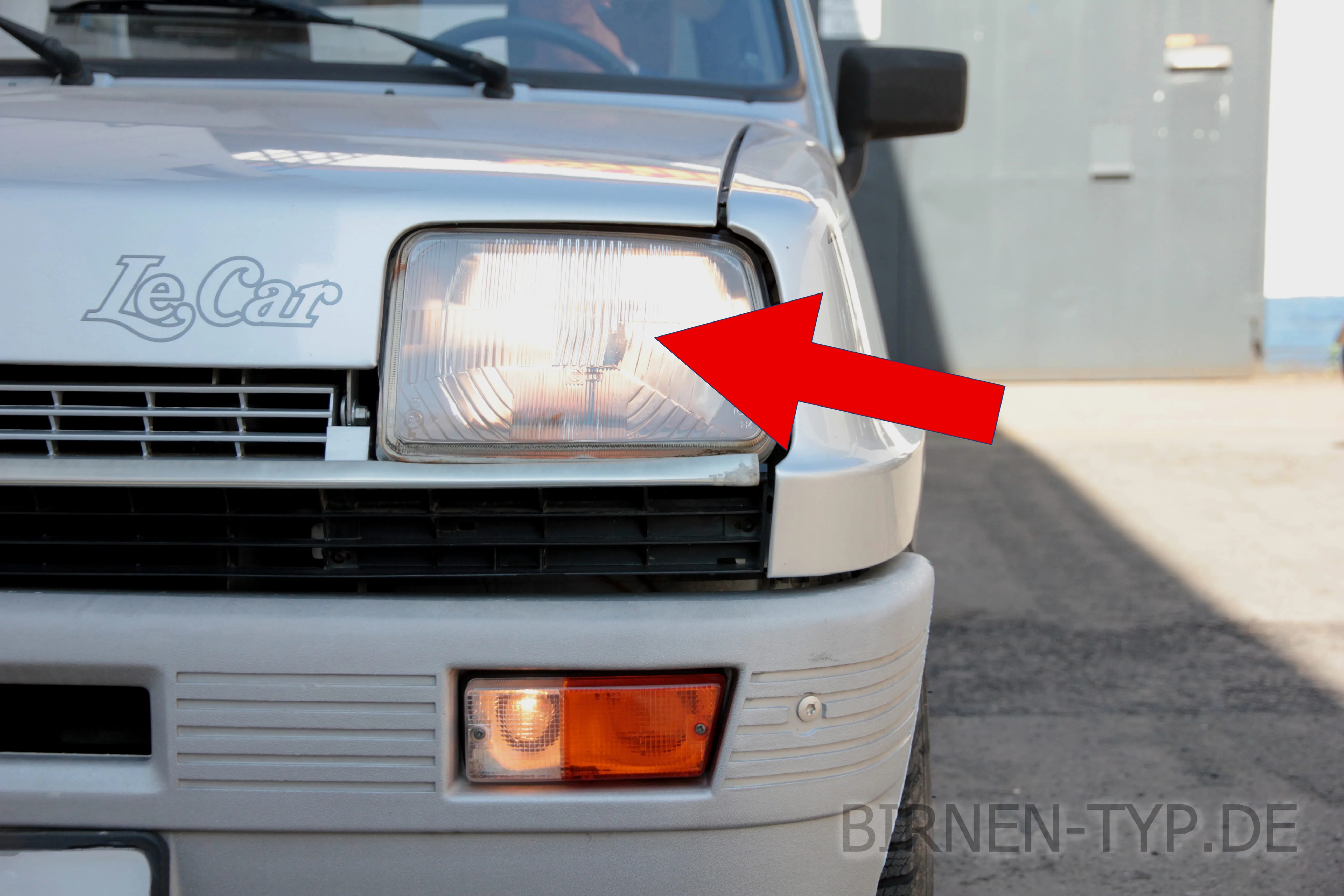 Abblendlicht des Renault 5