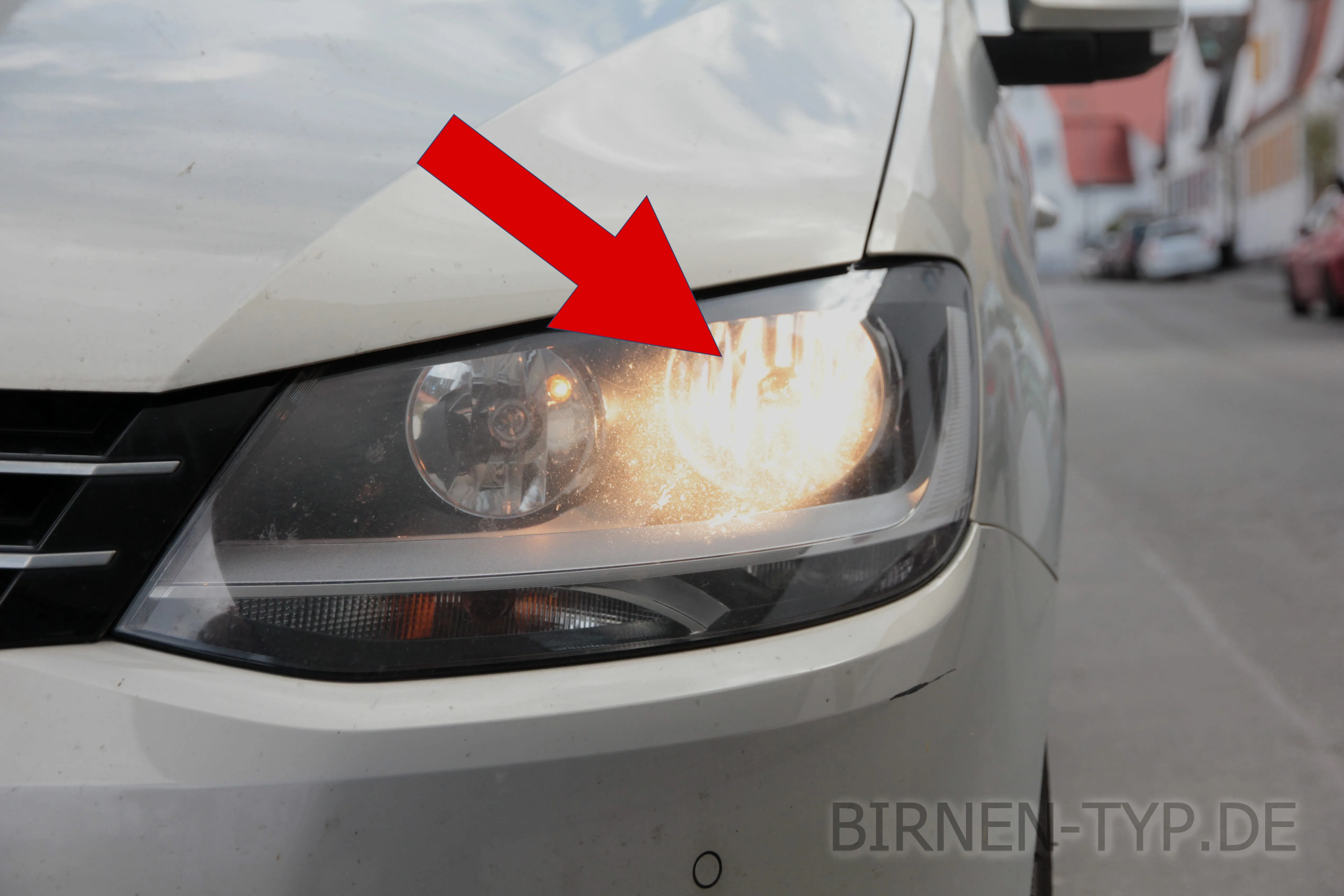Abblendlicht des Seat Alhambra