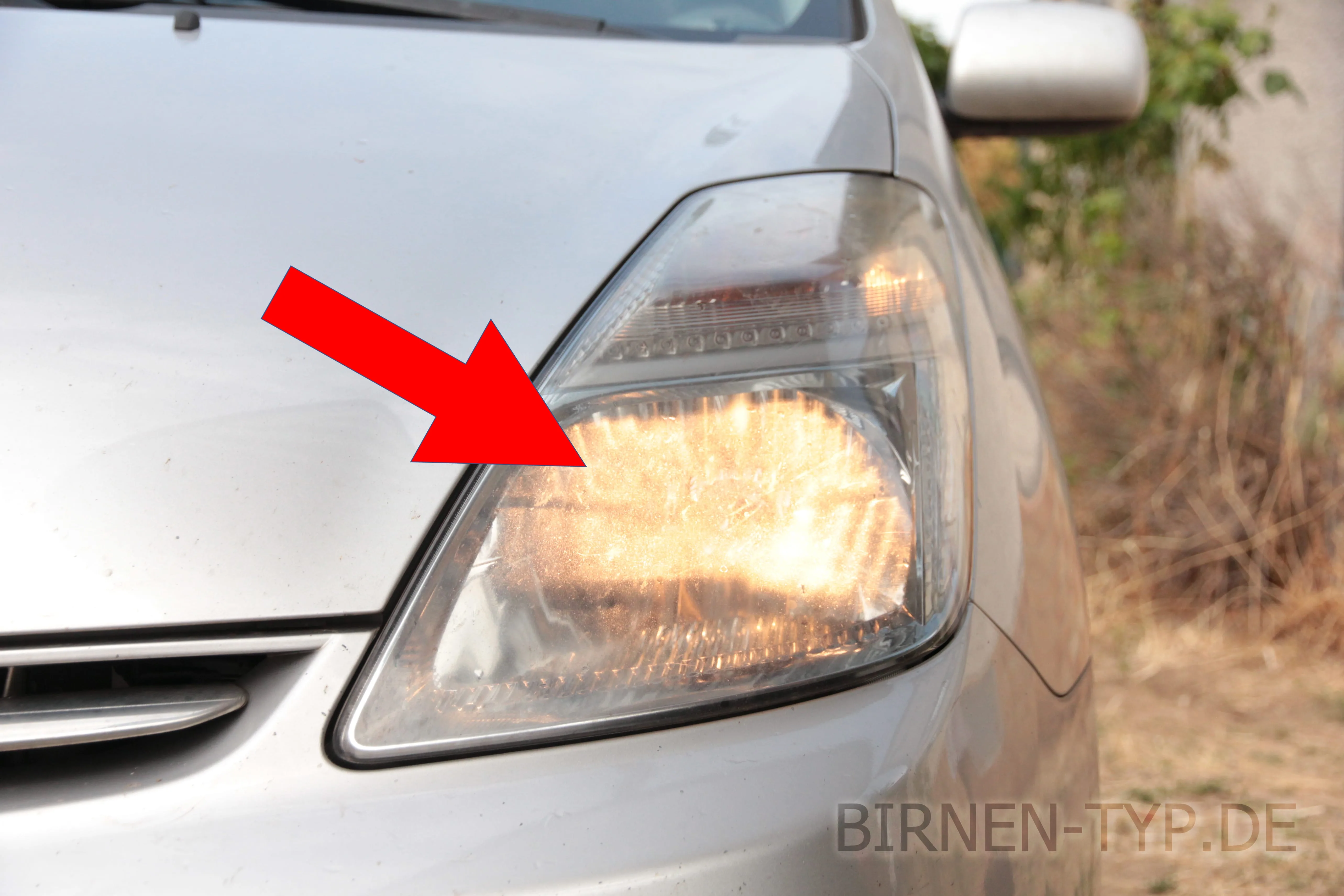 Abblendlicht des Toyota Prius
