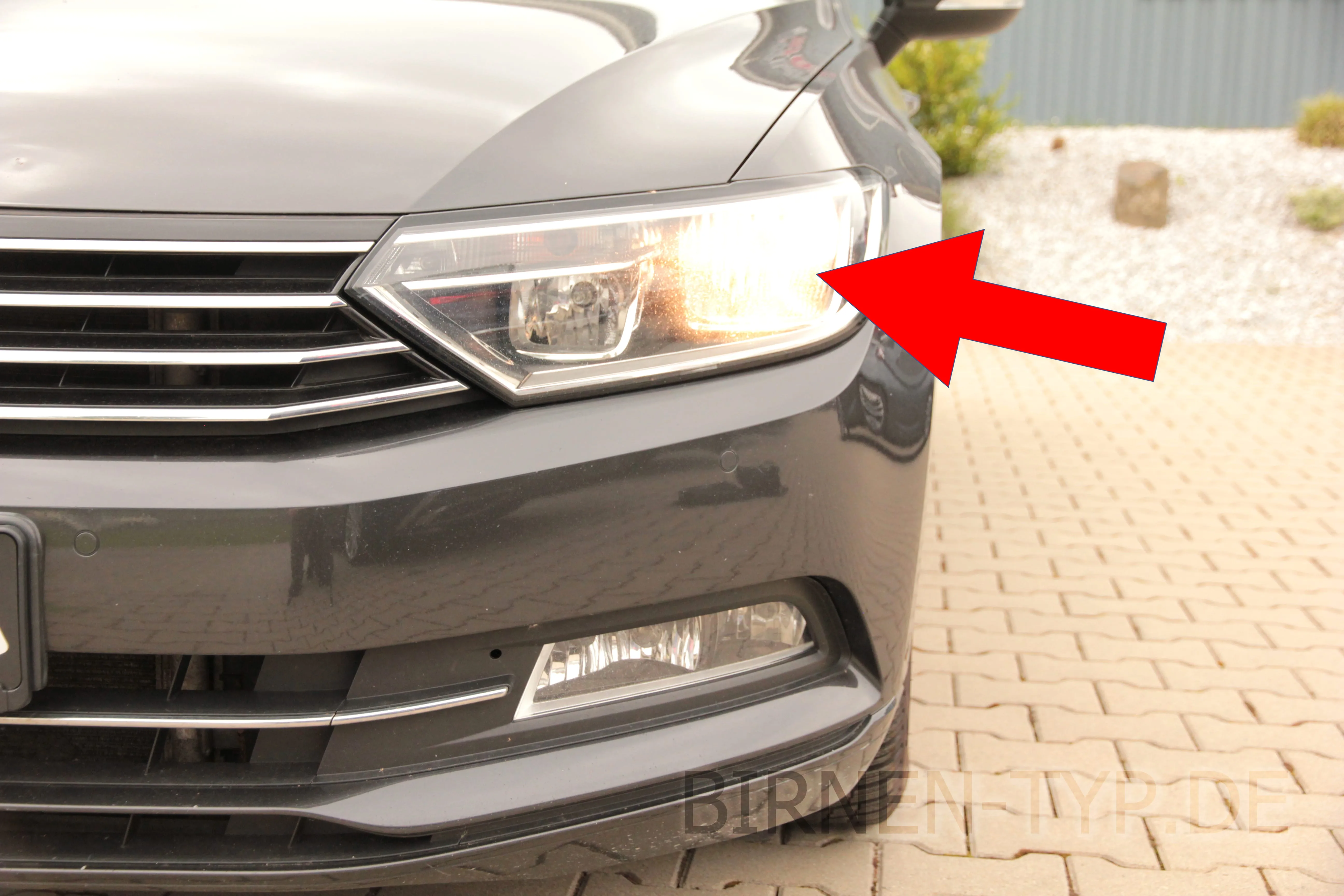 Abblendlicht des VW Passat 8. Gen