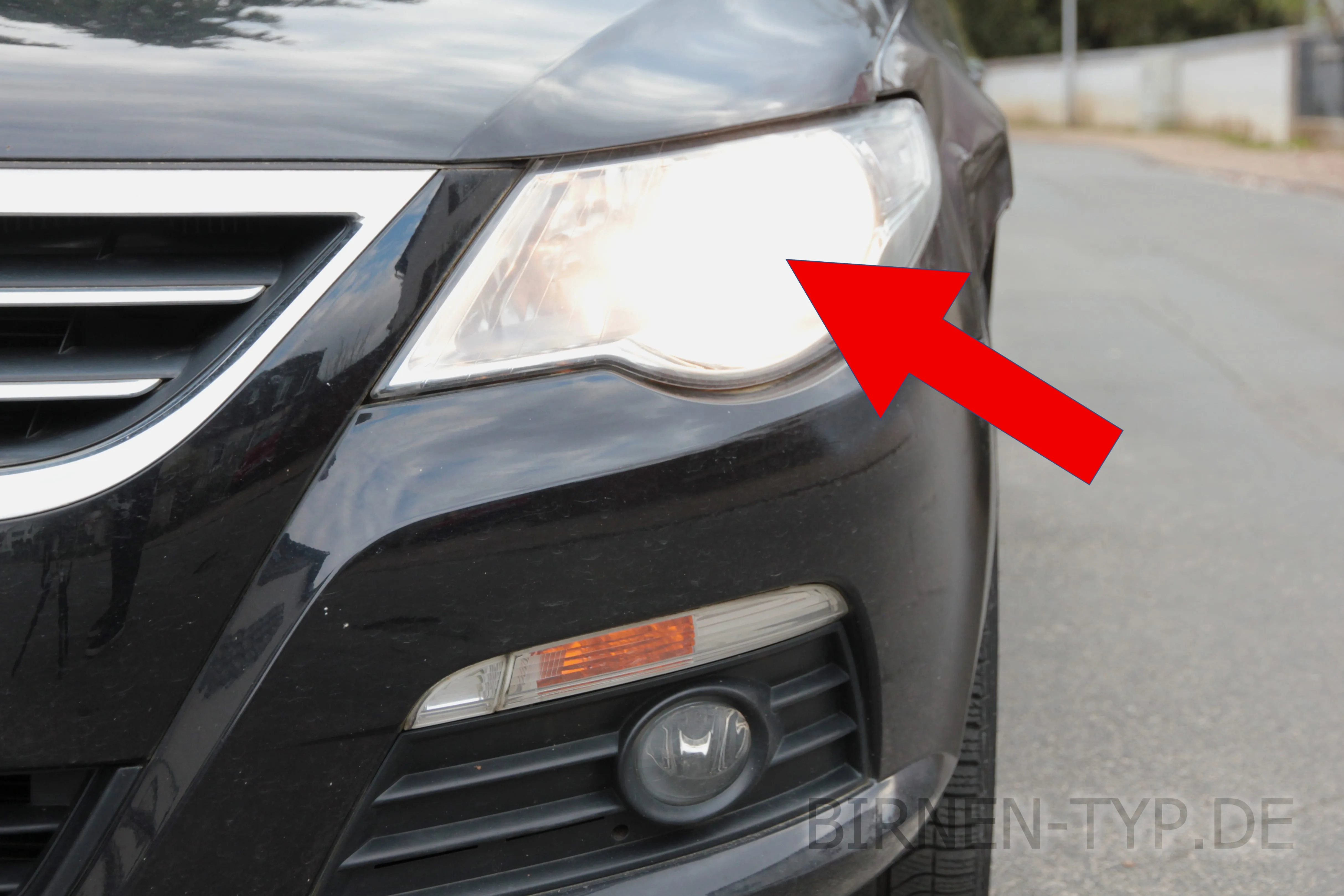 Abblendlicht des VW Passat CC