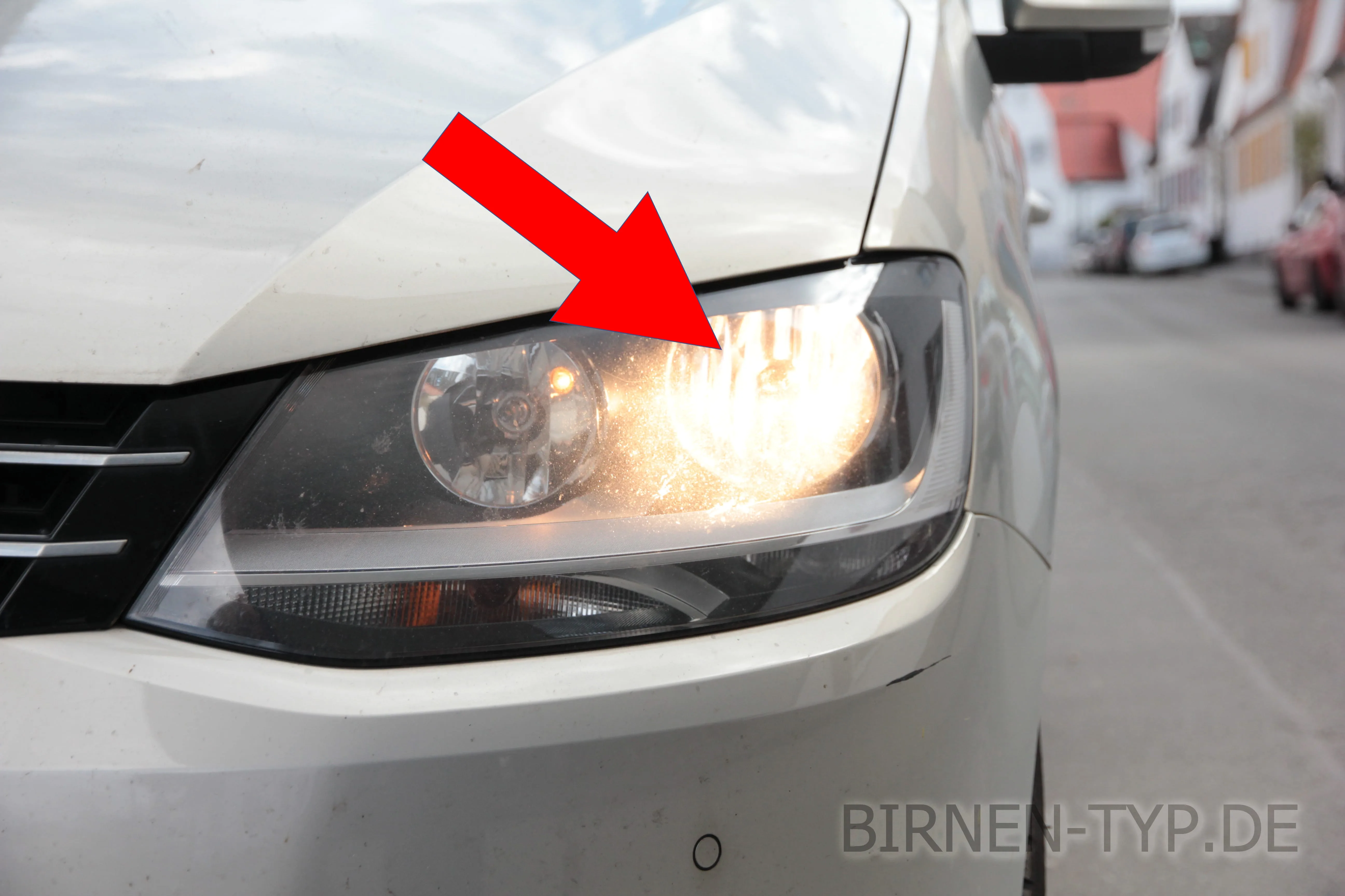 Abblendlicht des VW Sharan