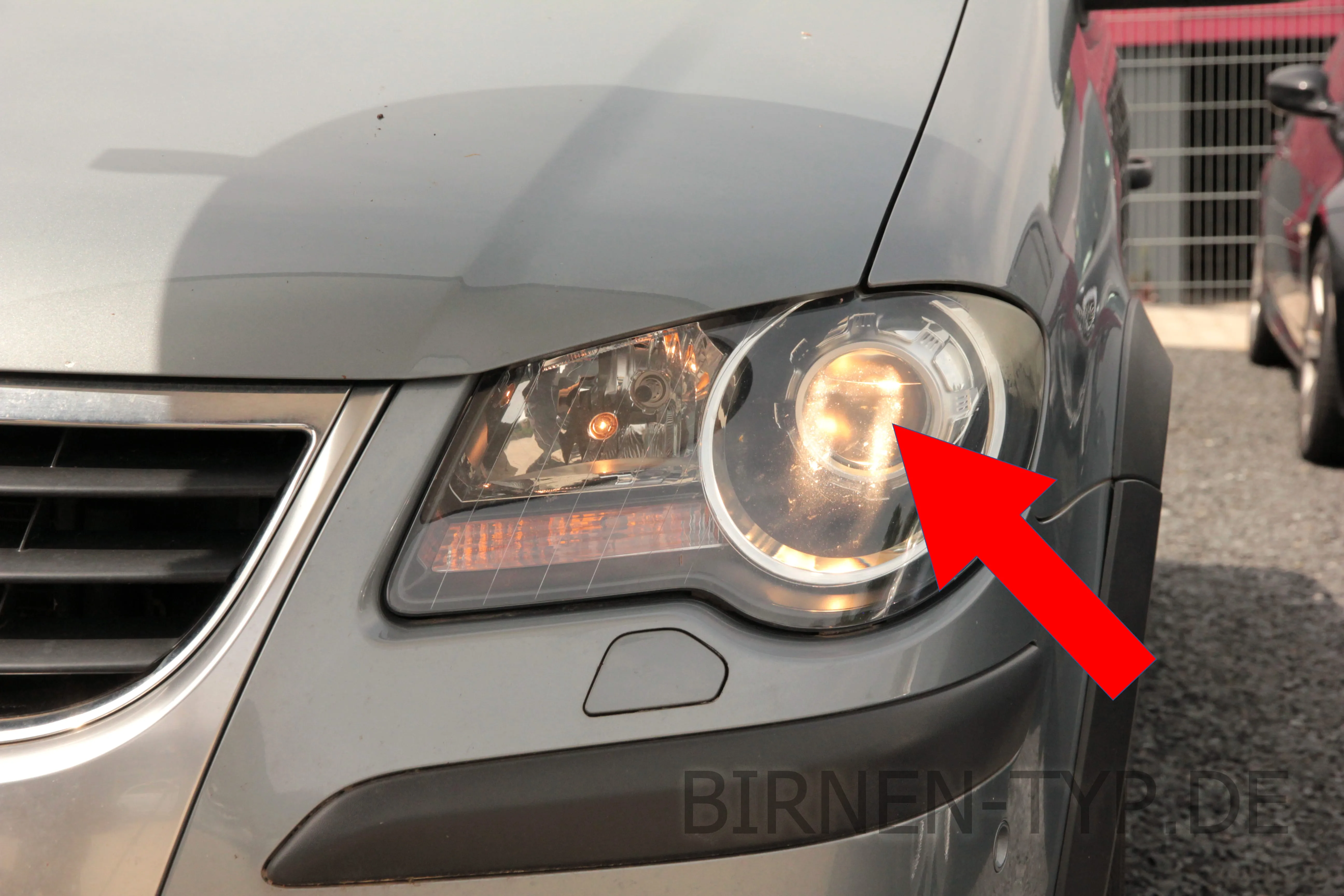 Abblendlicht des VW Touran 1. Gen GP1