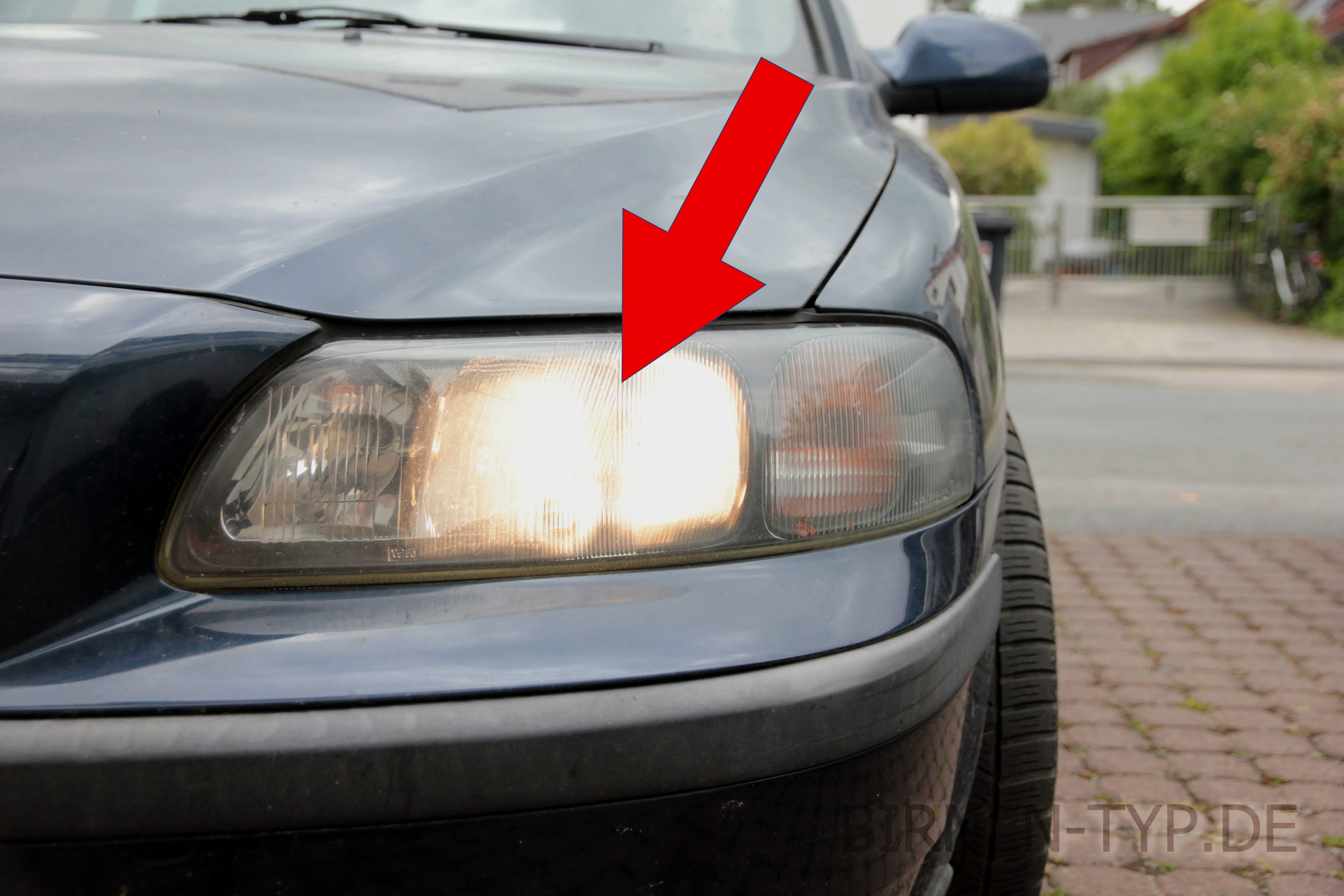 Abblendlicht des Volvo V70