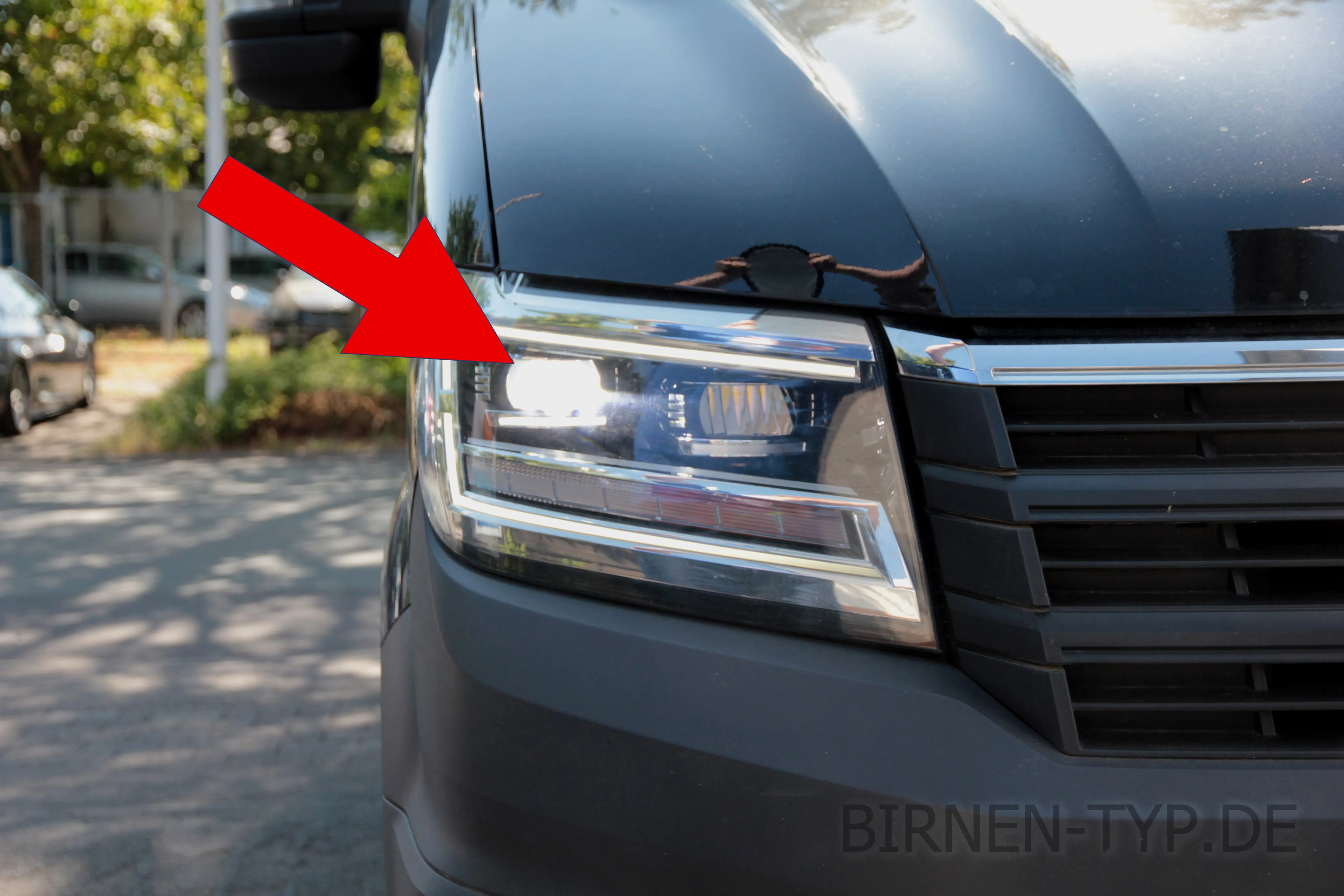 Abblendlicht des MAN TGE 1. Gen., Transporter / Van