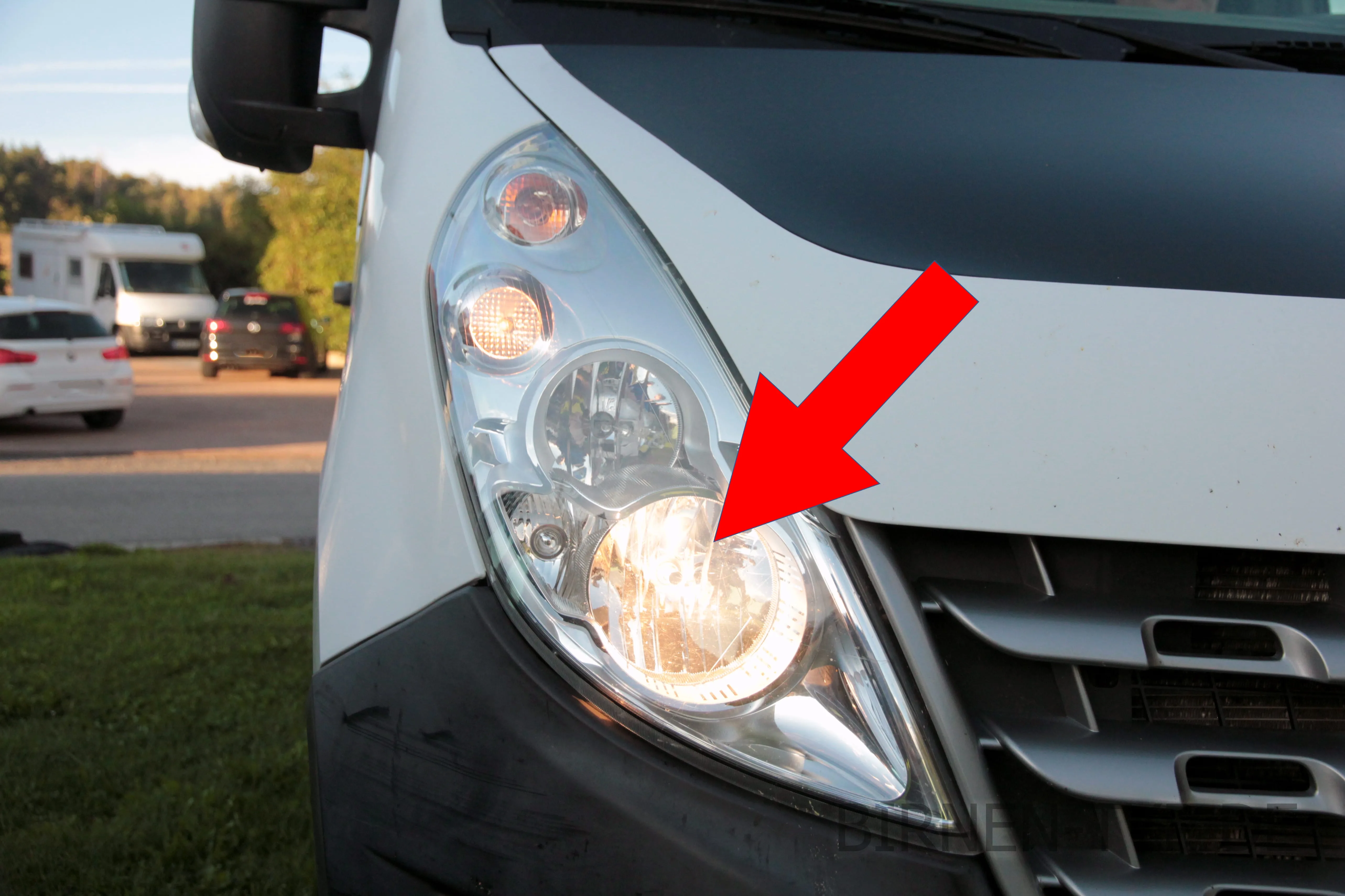 Abblendlicht des Renault Master 3