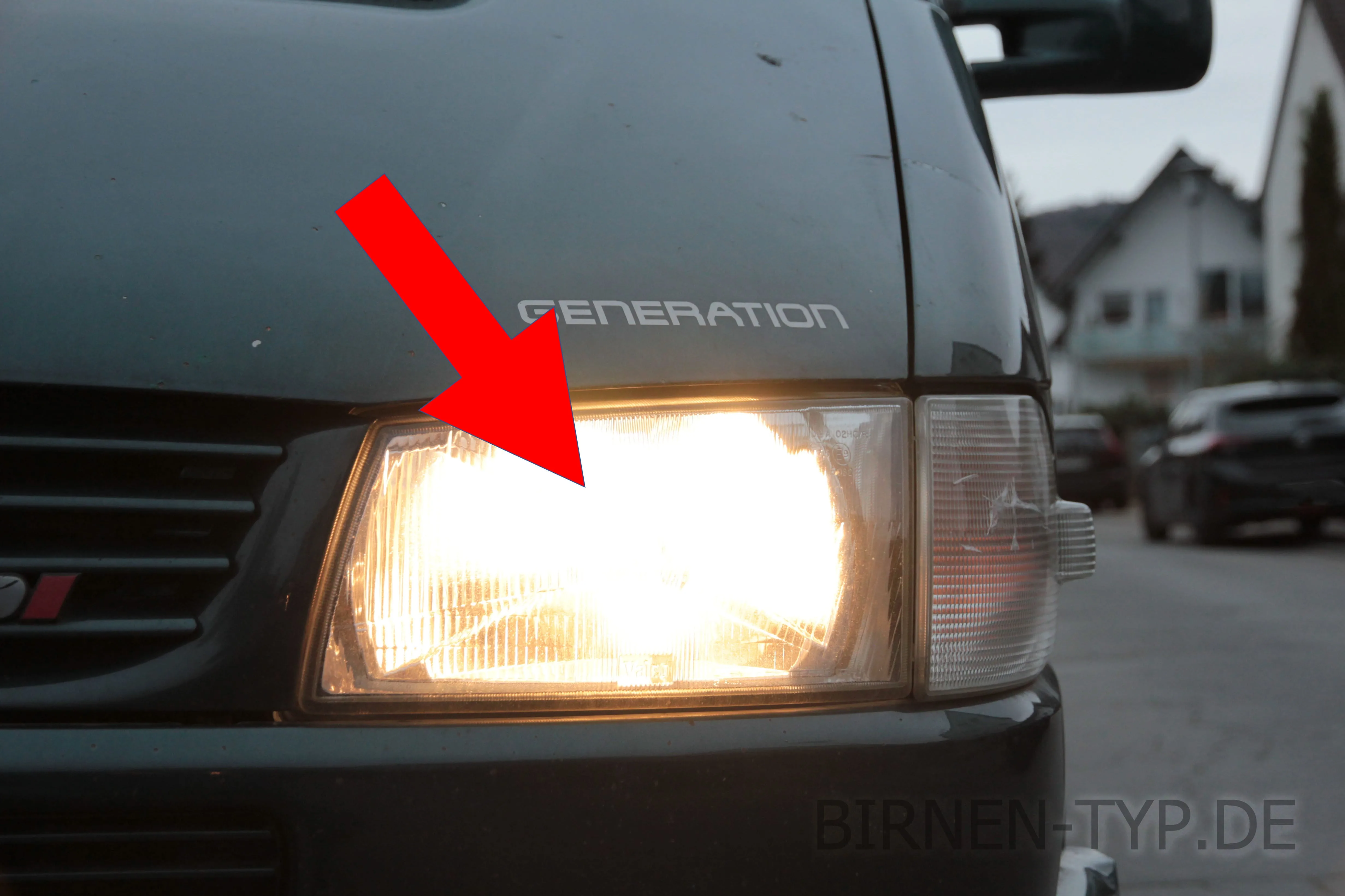 Abblendlicht des VW T4