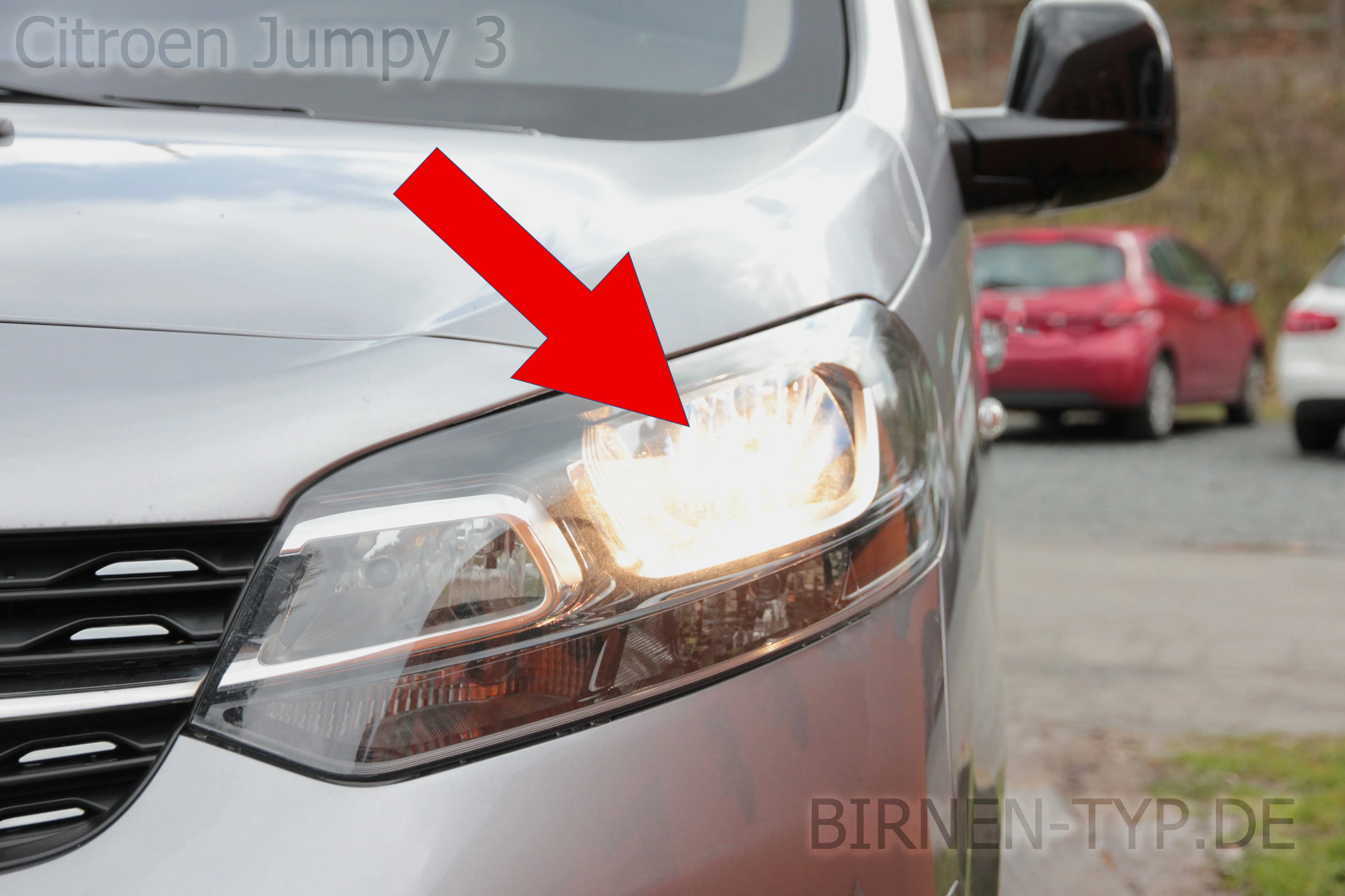 Abblendlicht des Citroën Jumpy / Dispatch