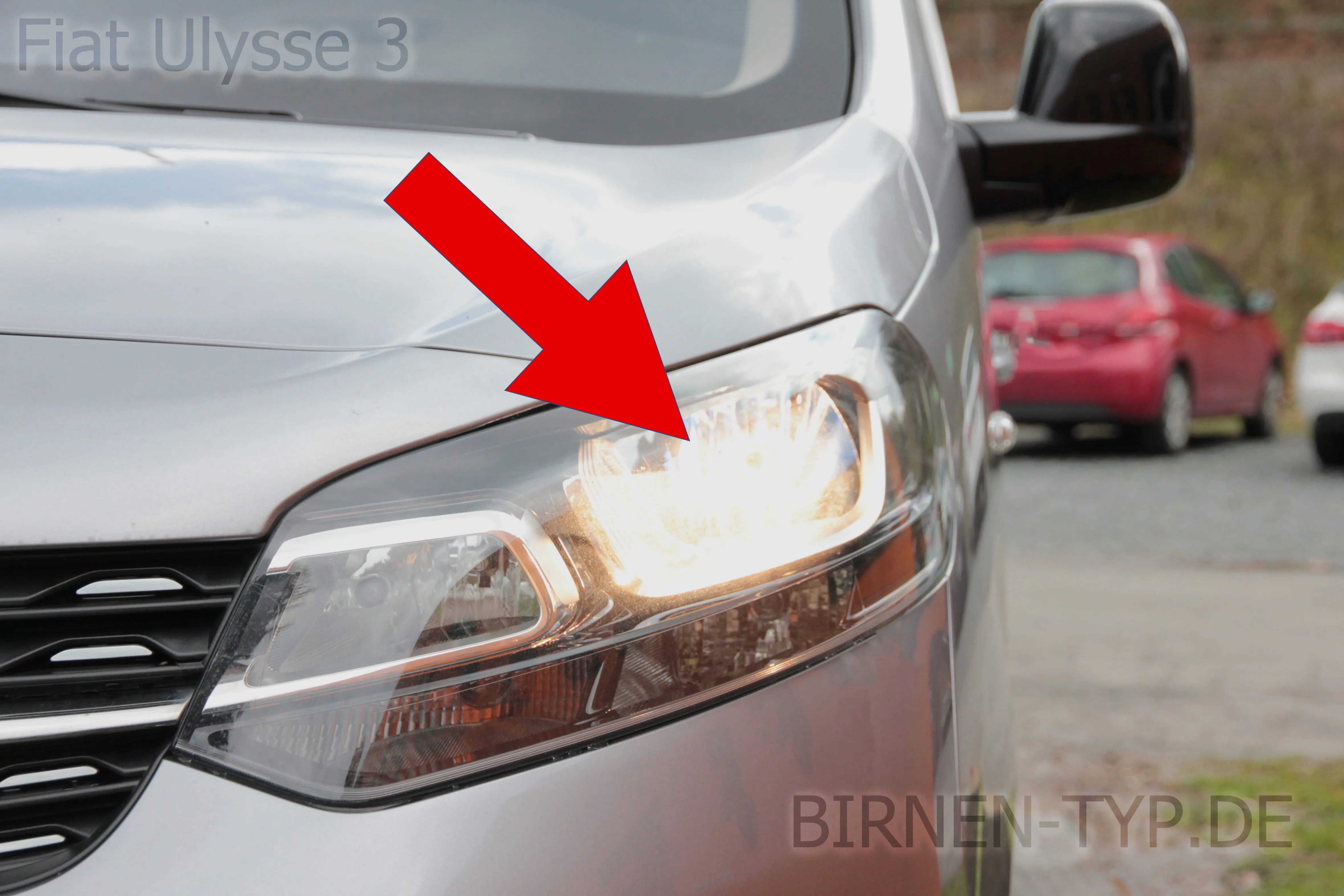 Abblendlicht des Fiat Ulysse