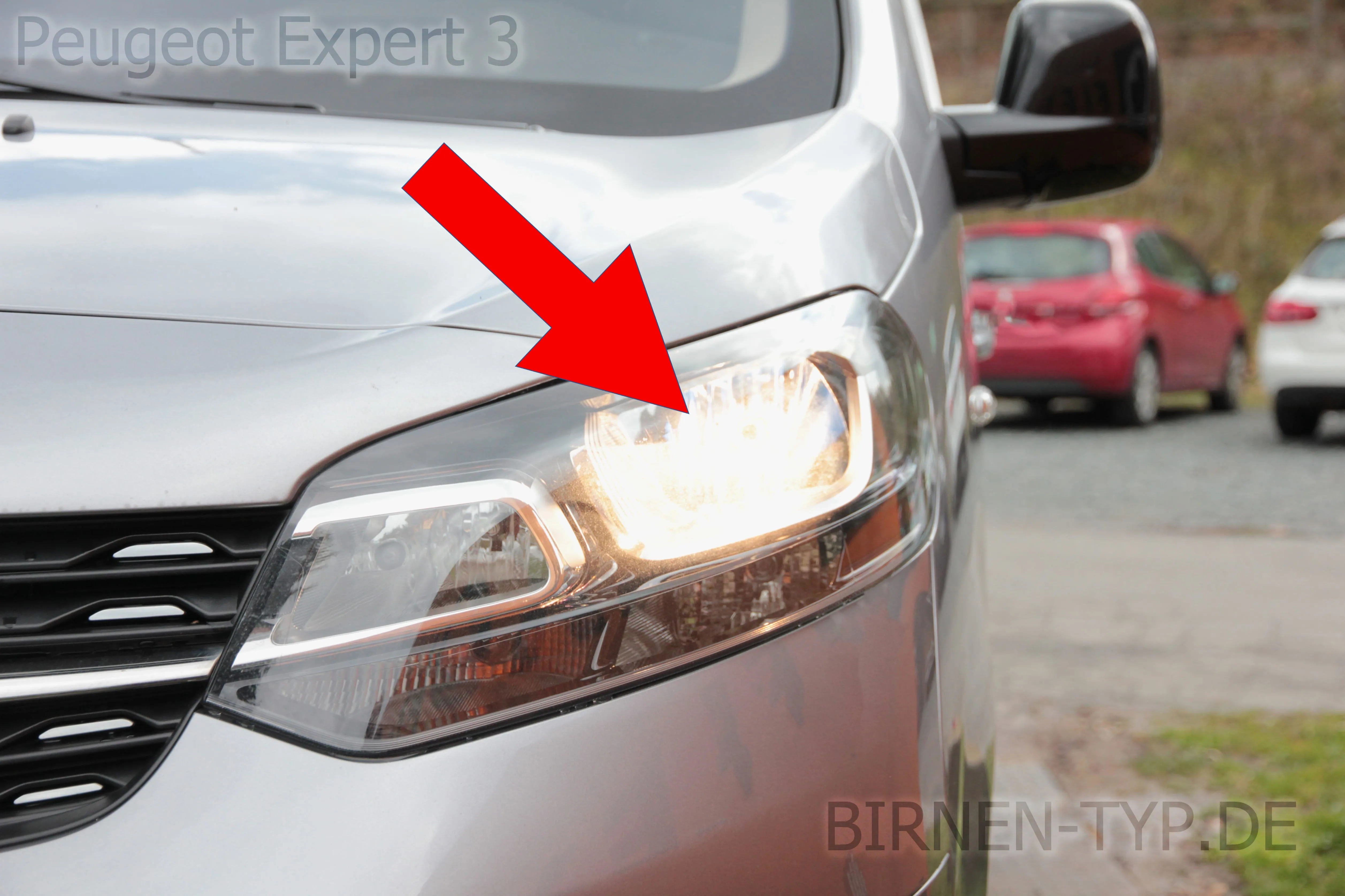 Abblendlicht des Peugeot Expert 3