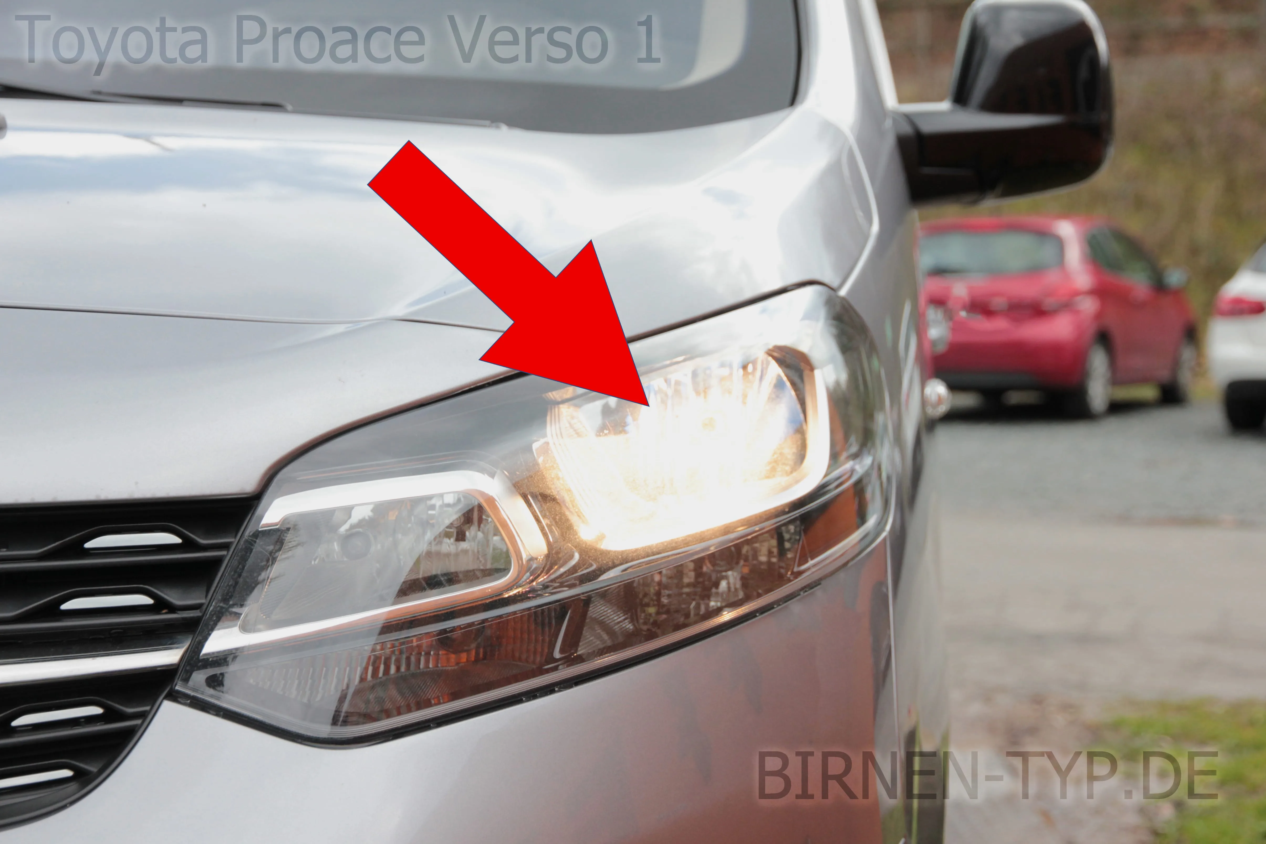 Abblendlicht des Toyota Proace Verso