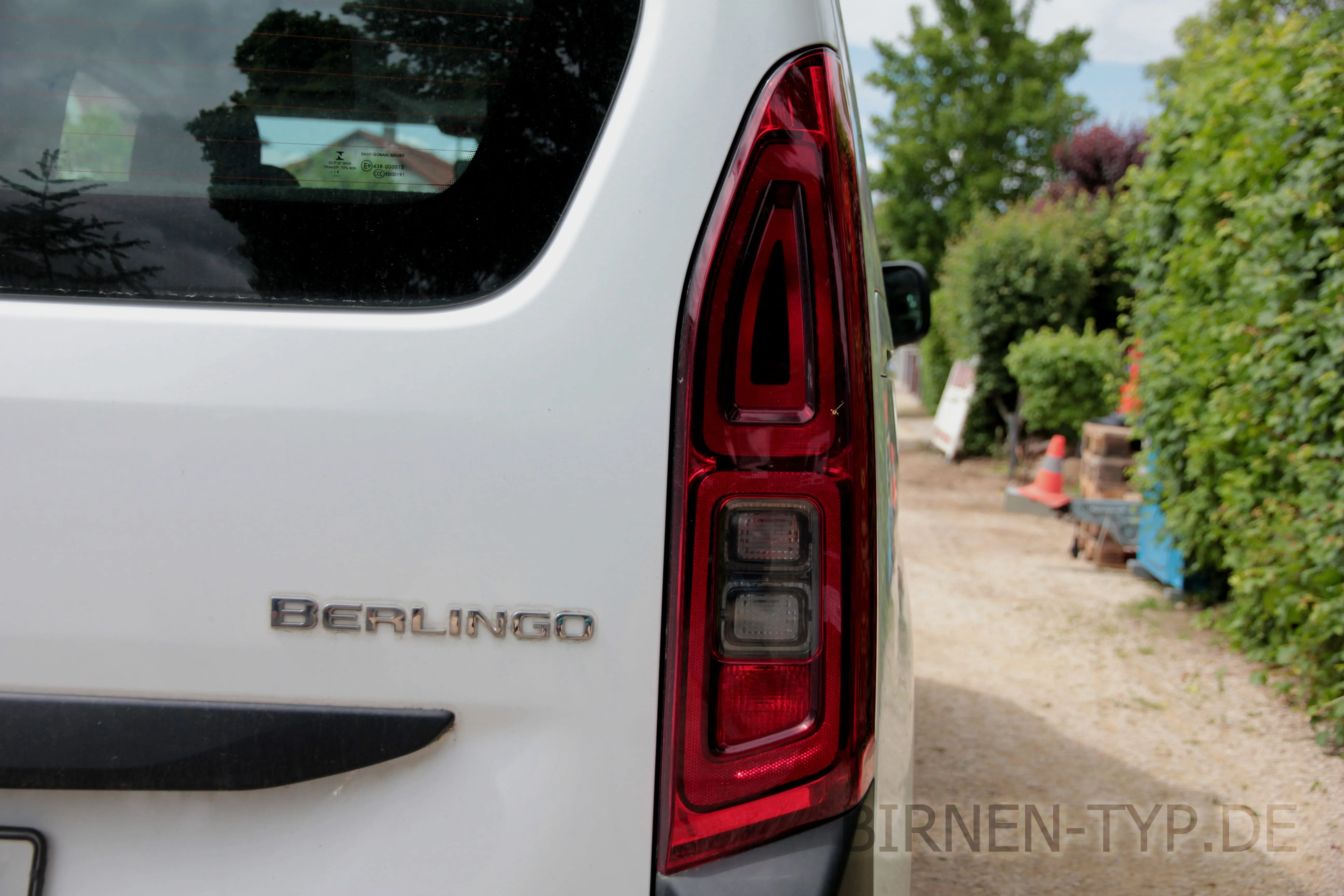 So sieht die Rückleuchte des Citroën Berlingo 3. Gen. (Typ: K9/ER/EC, 2018-heute)) aus