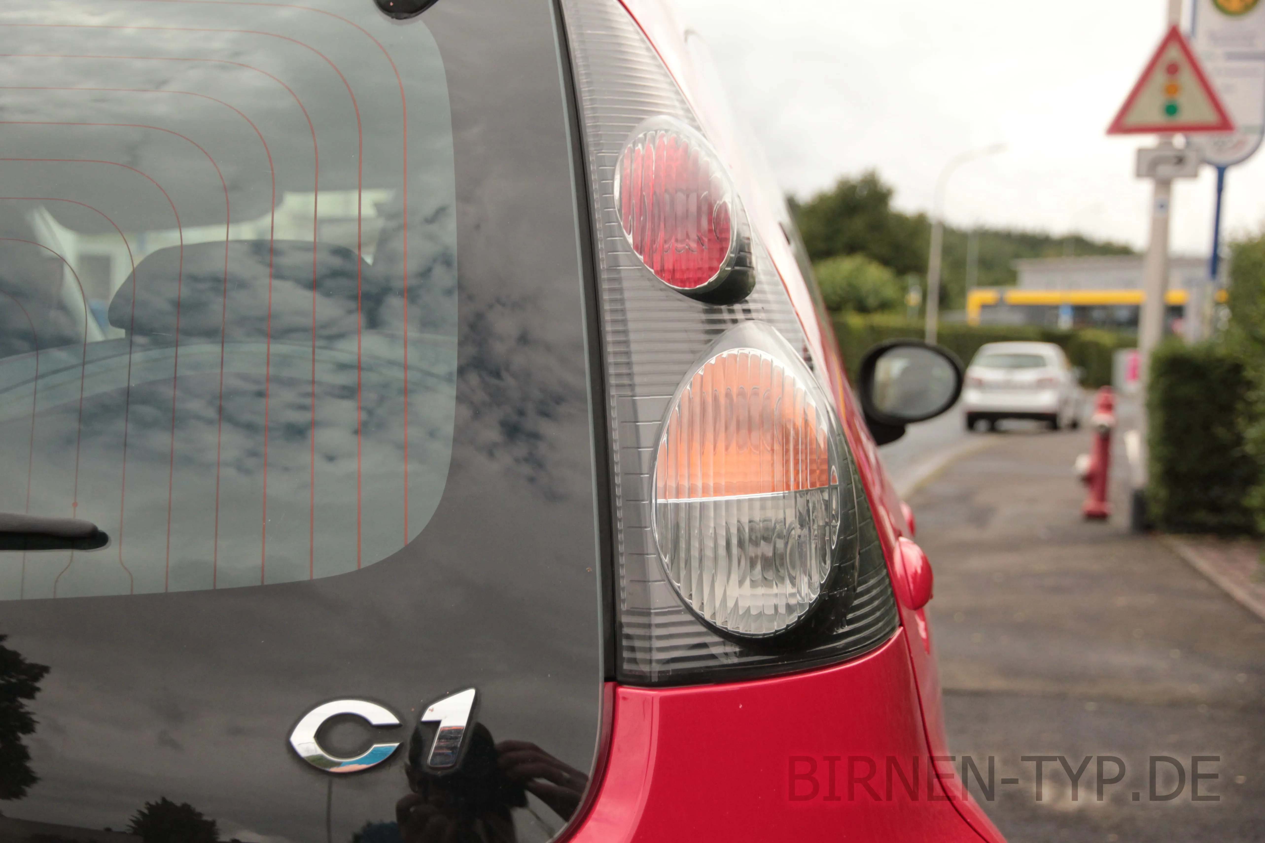 So sieht die Rückleuchte des Citroën C1 aus
