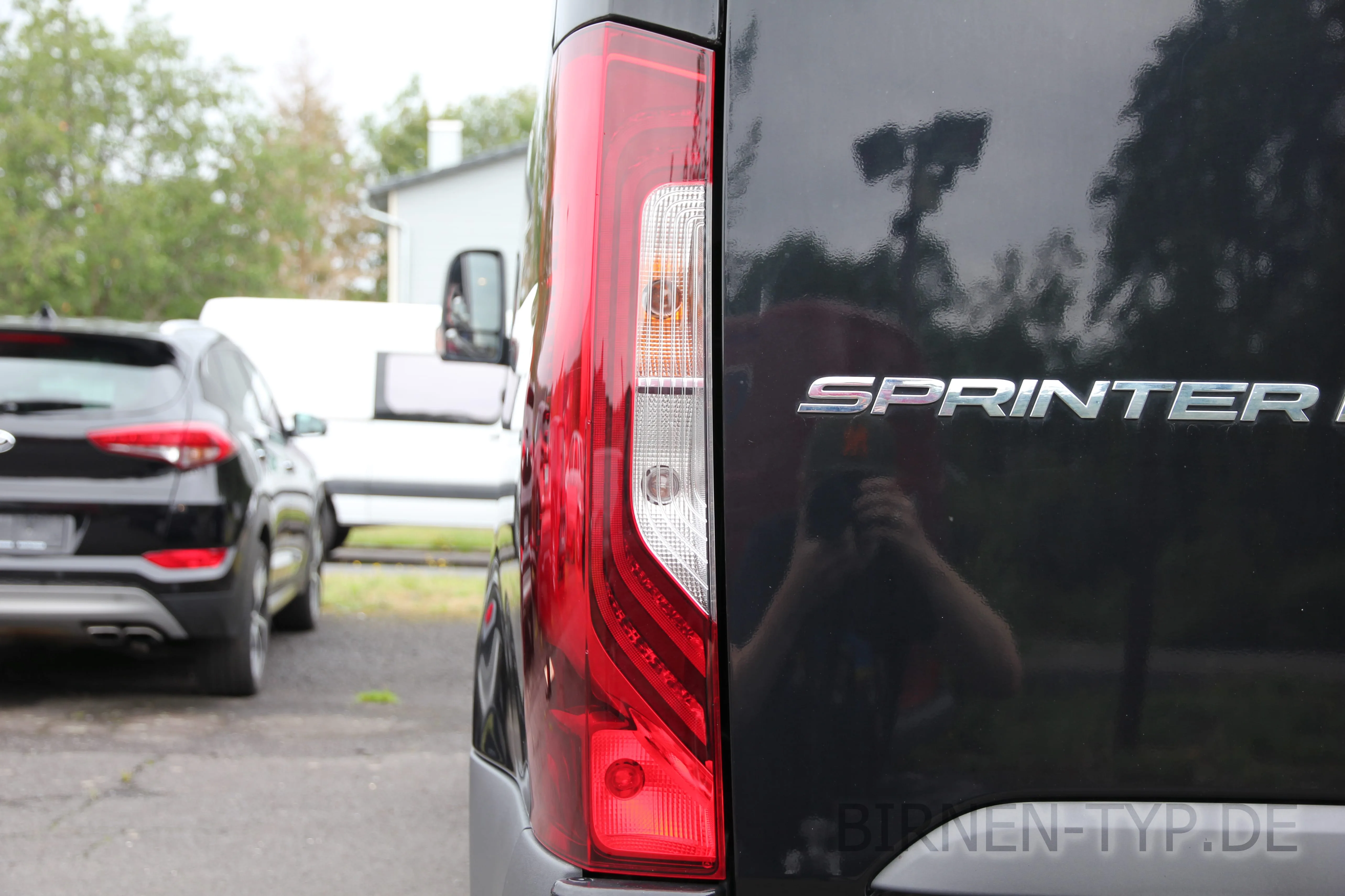 So sieht die Rückleuchte des Mercedes-Benz Sprinter aus