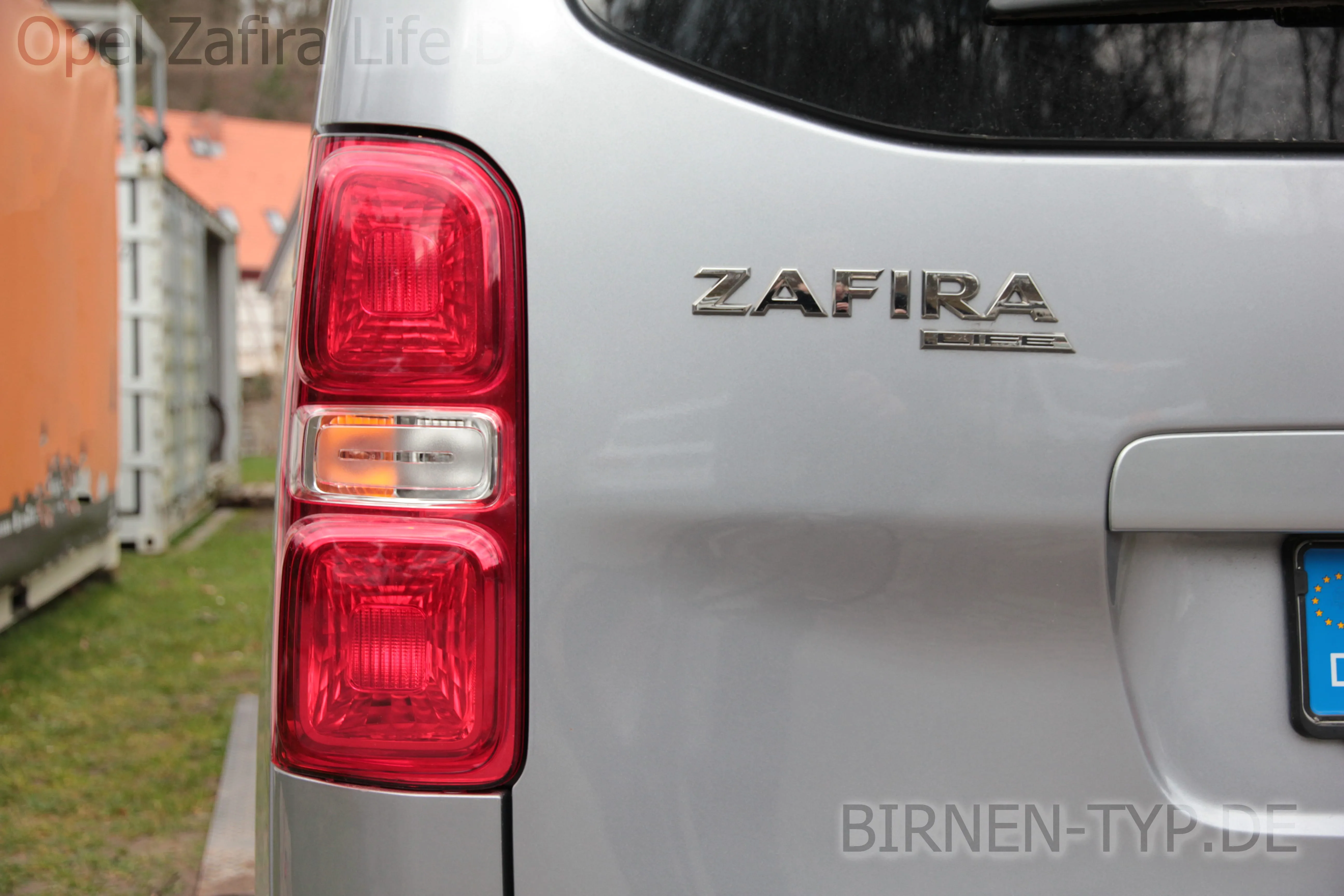 So sieht die Rückleuchte des Opel Zafira Life aus