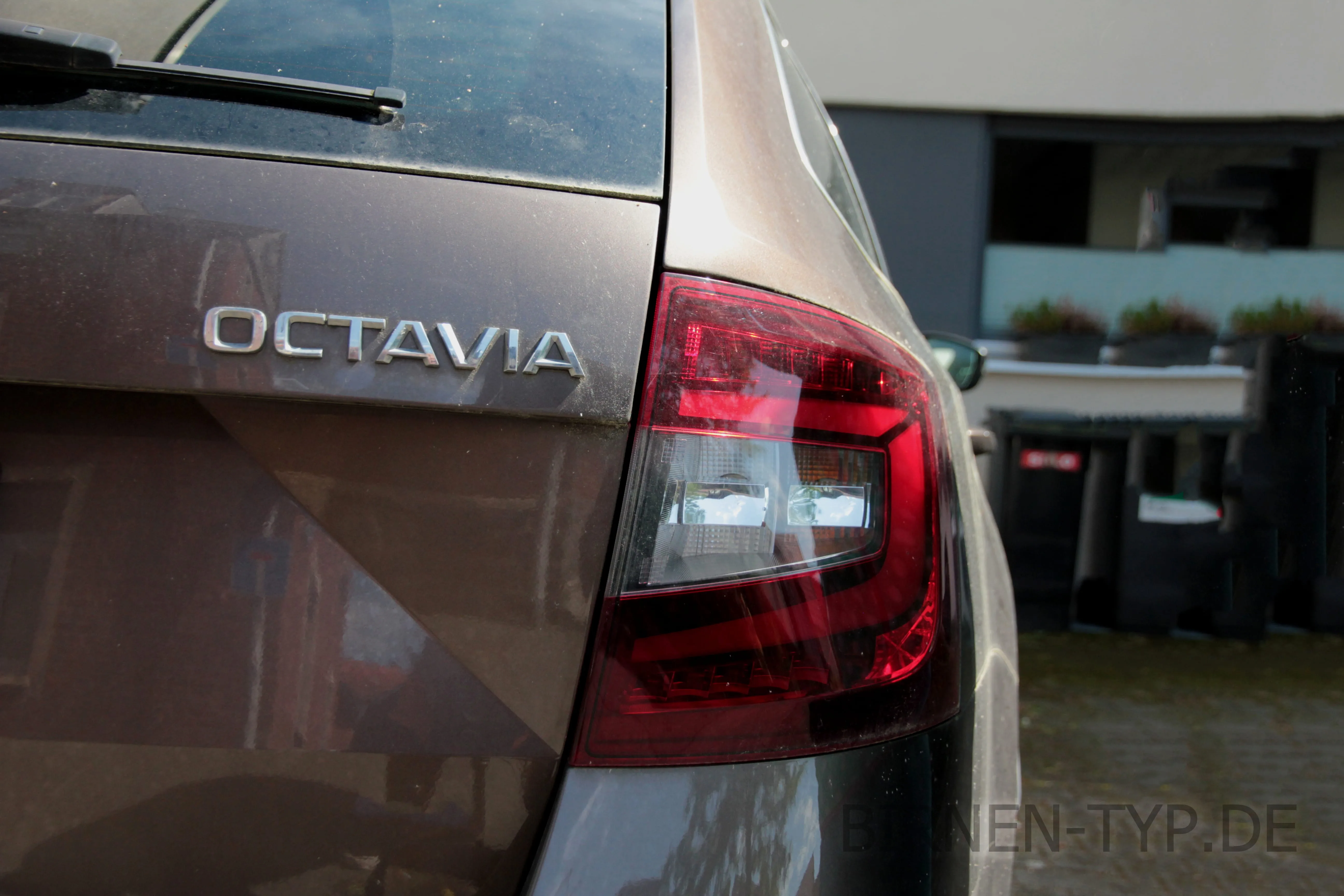 So sieht die Rückleuchte des Škoda Octavia aus