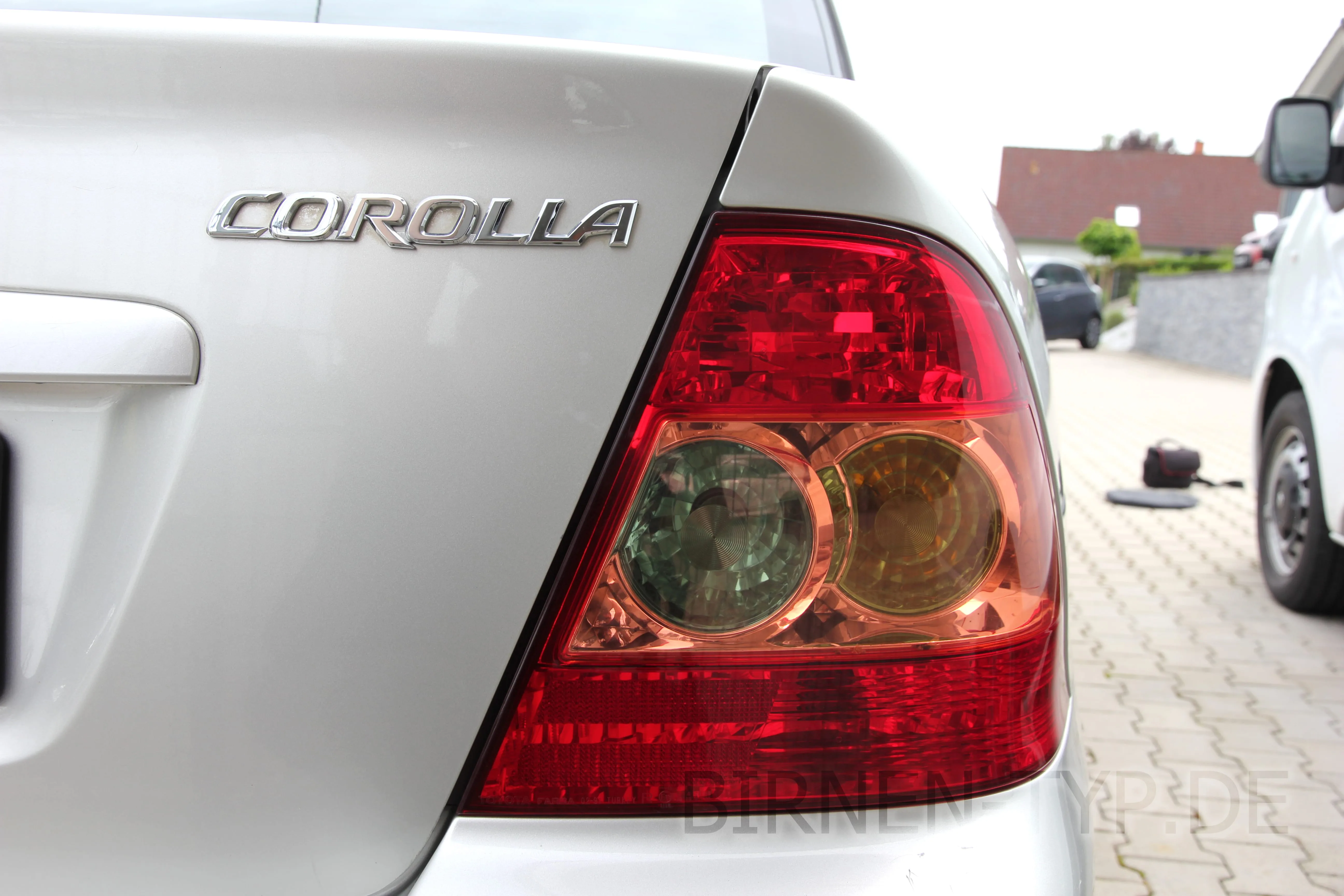 So sieht die Rückleuchte des Toyota Corolla 9. Gen aus