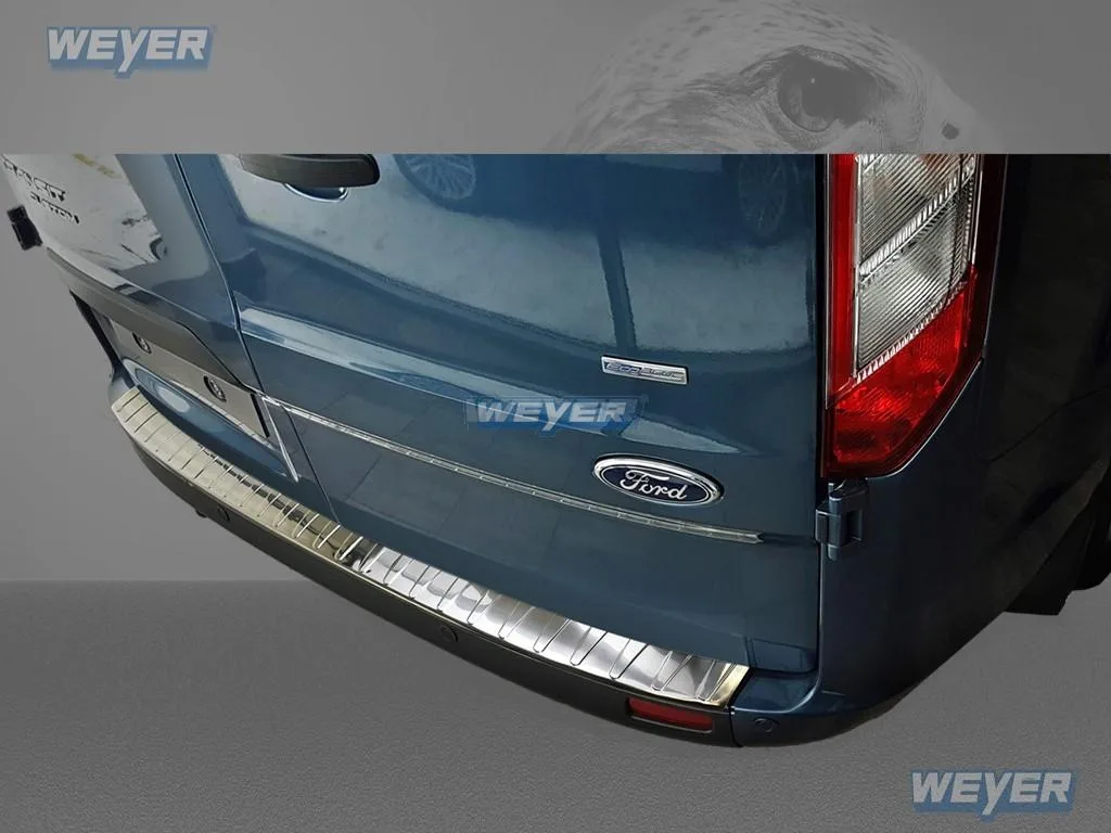 Edelstahl-Ladekantenschutz für den Ford Tourneo Custom 1