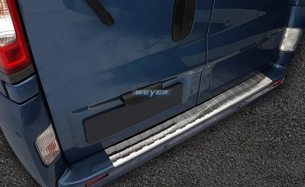 Edelstahl-Ladekantenschutz für den Opel Vivaro