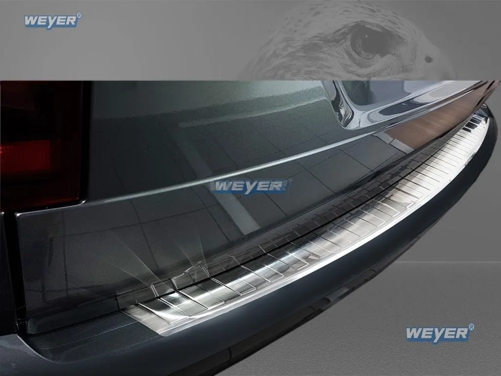 Edelstahl-Ladekantenschutz für den VW Caddy 3