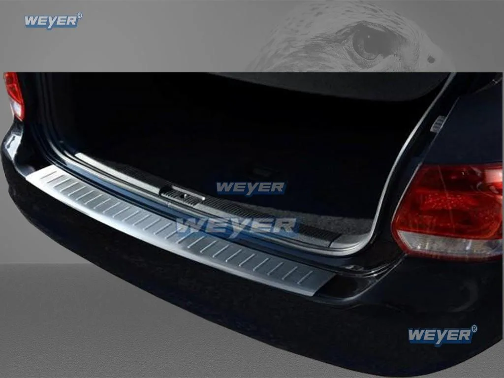 Edelstahl-Ladekantenschutz für den VW Golf 6 Variant / Kombi
