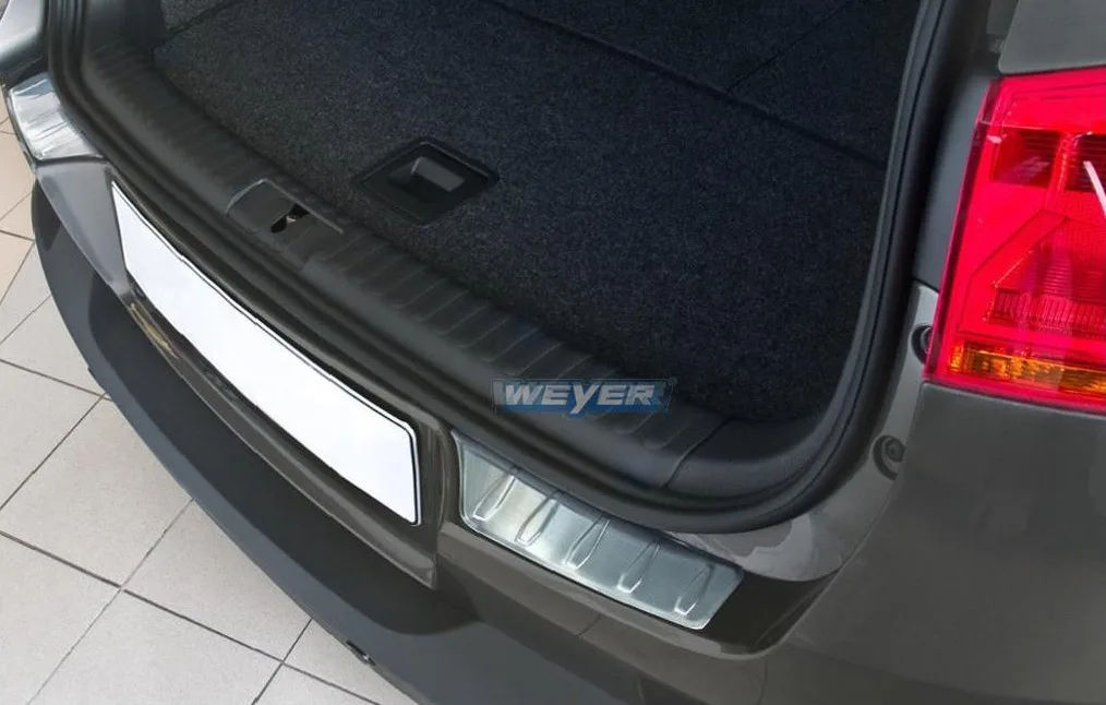 Edelstahl-Ladekantenschutz für den VW Tiguan 1. Gen