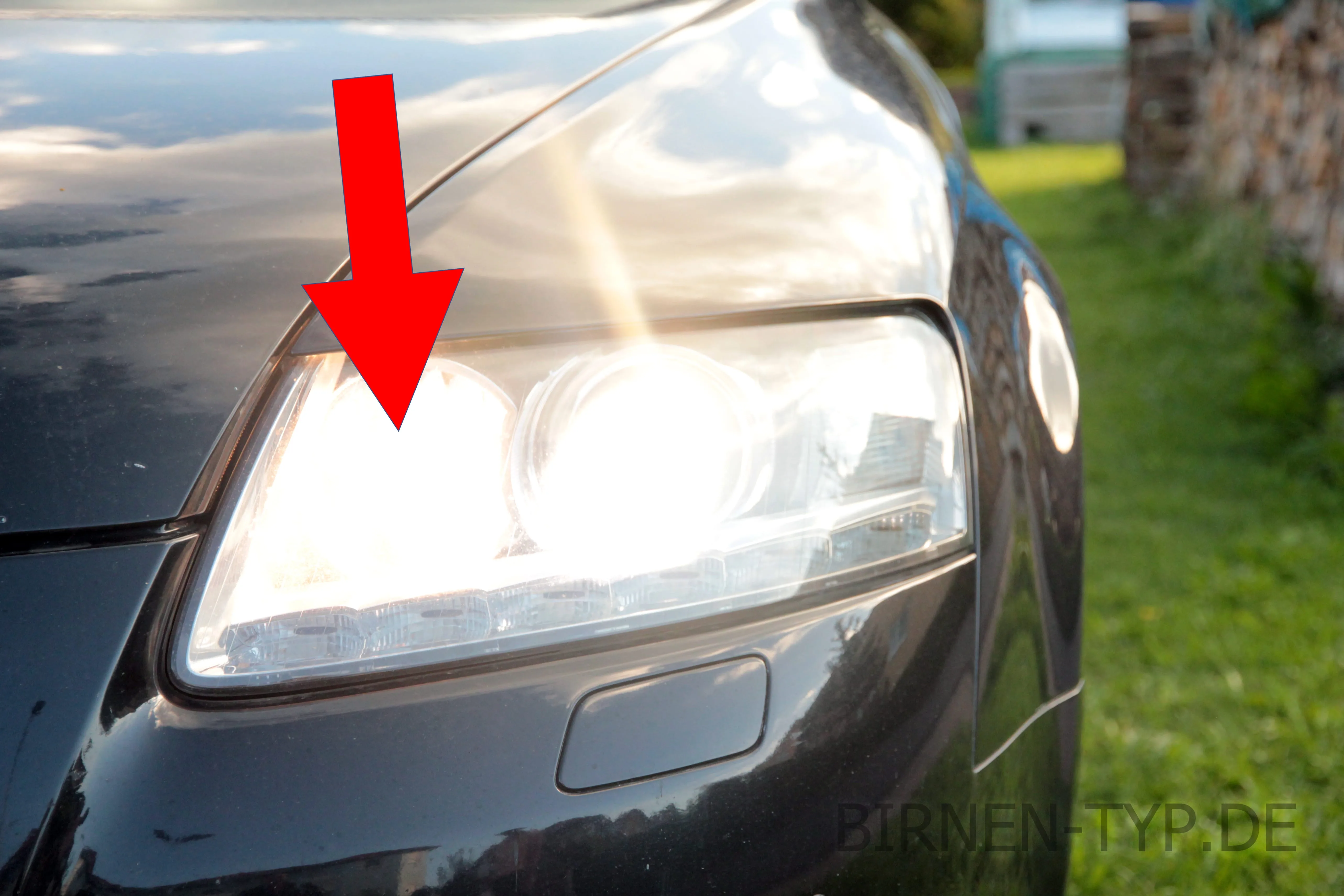 Fernlicht des Audi A6 3. Gen