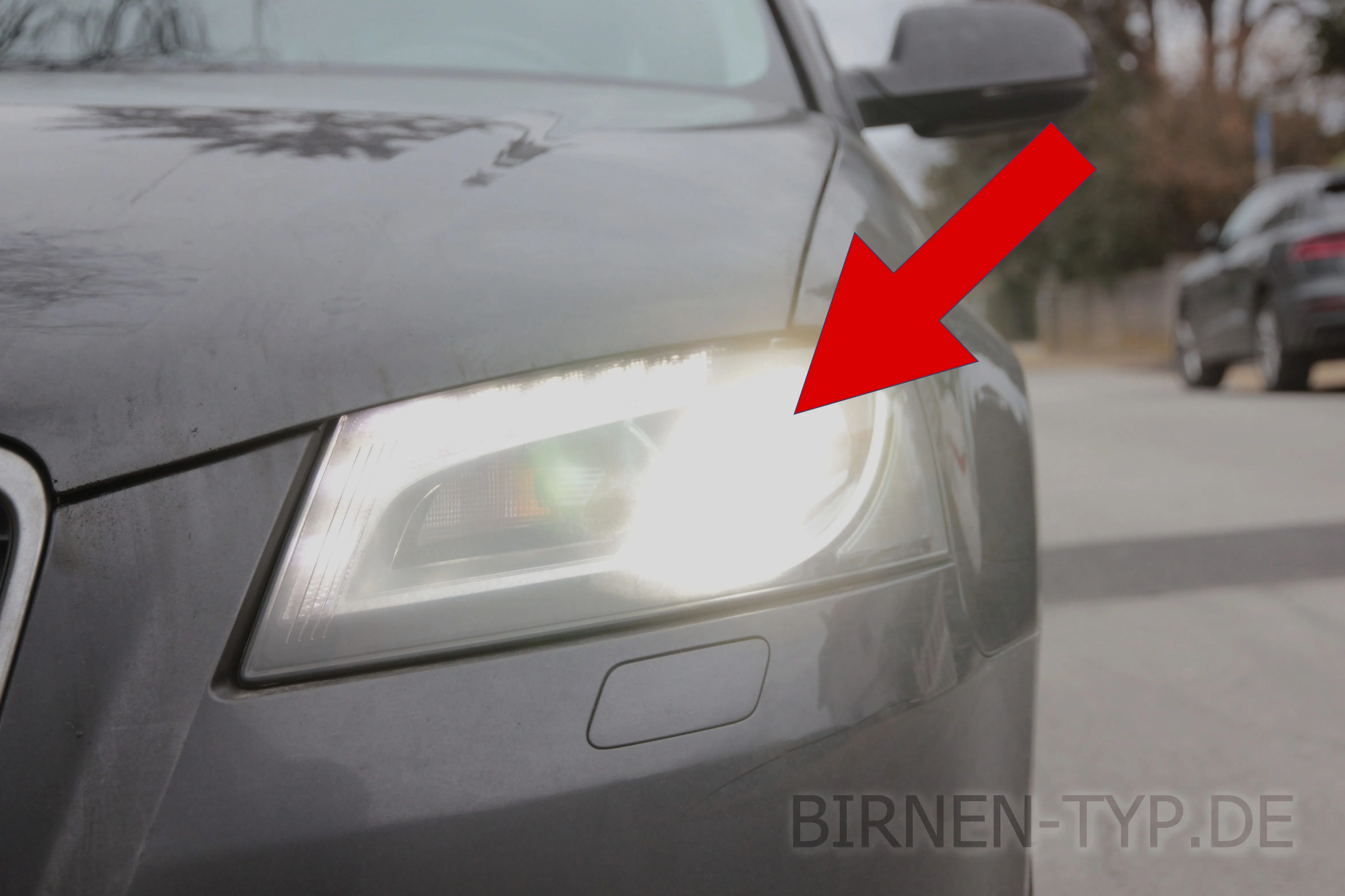 Fernlicht am Audi A3 Sportback