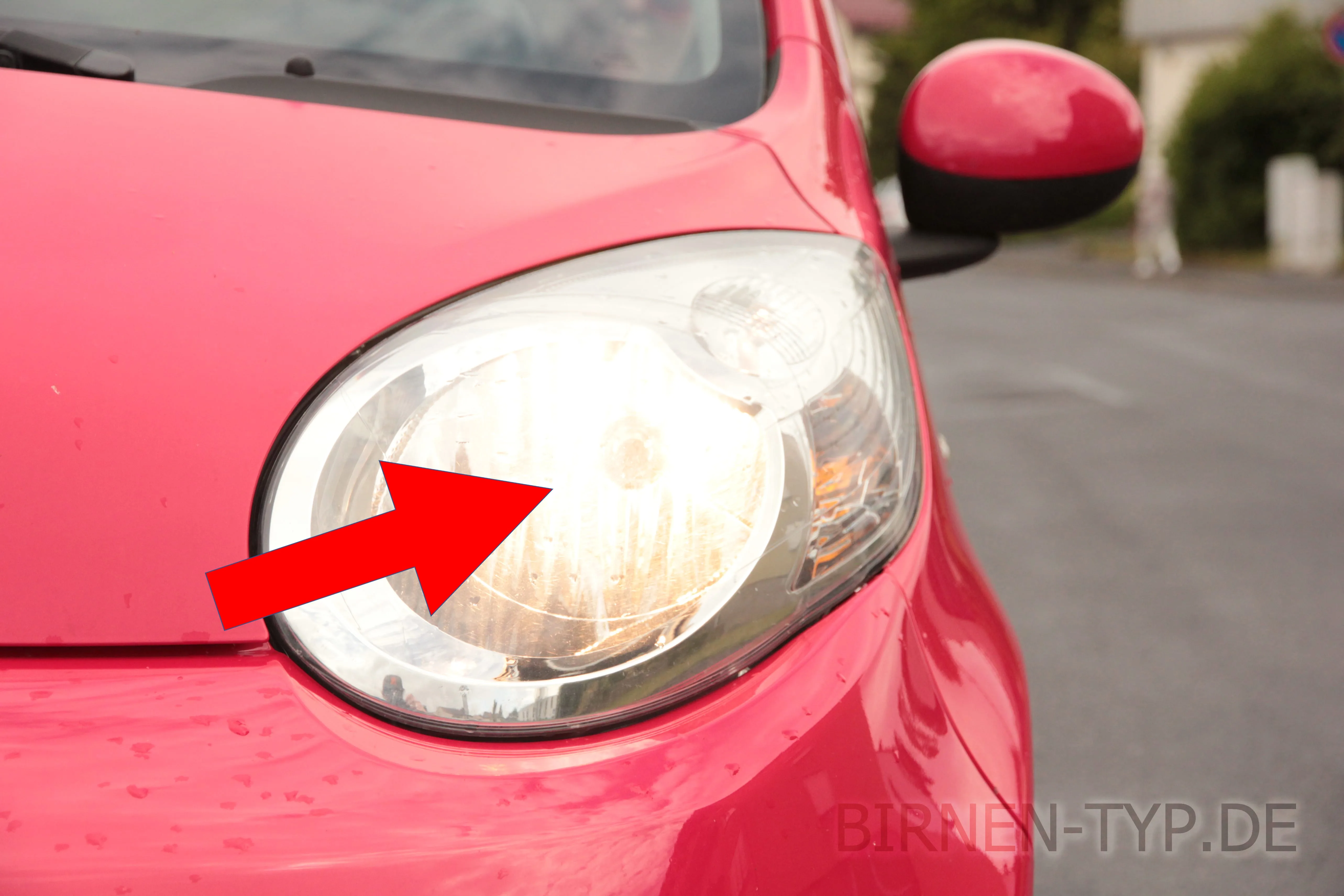 Fernlicht des Citroën C1