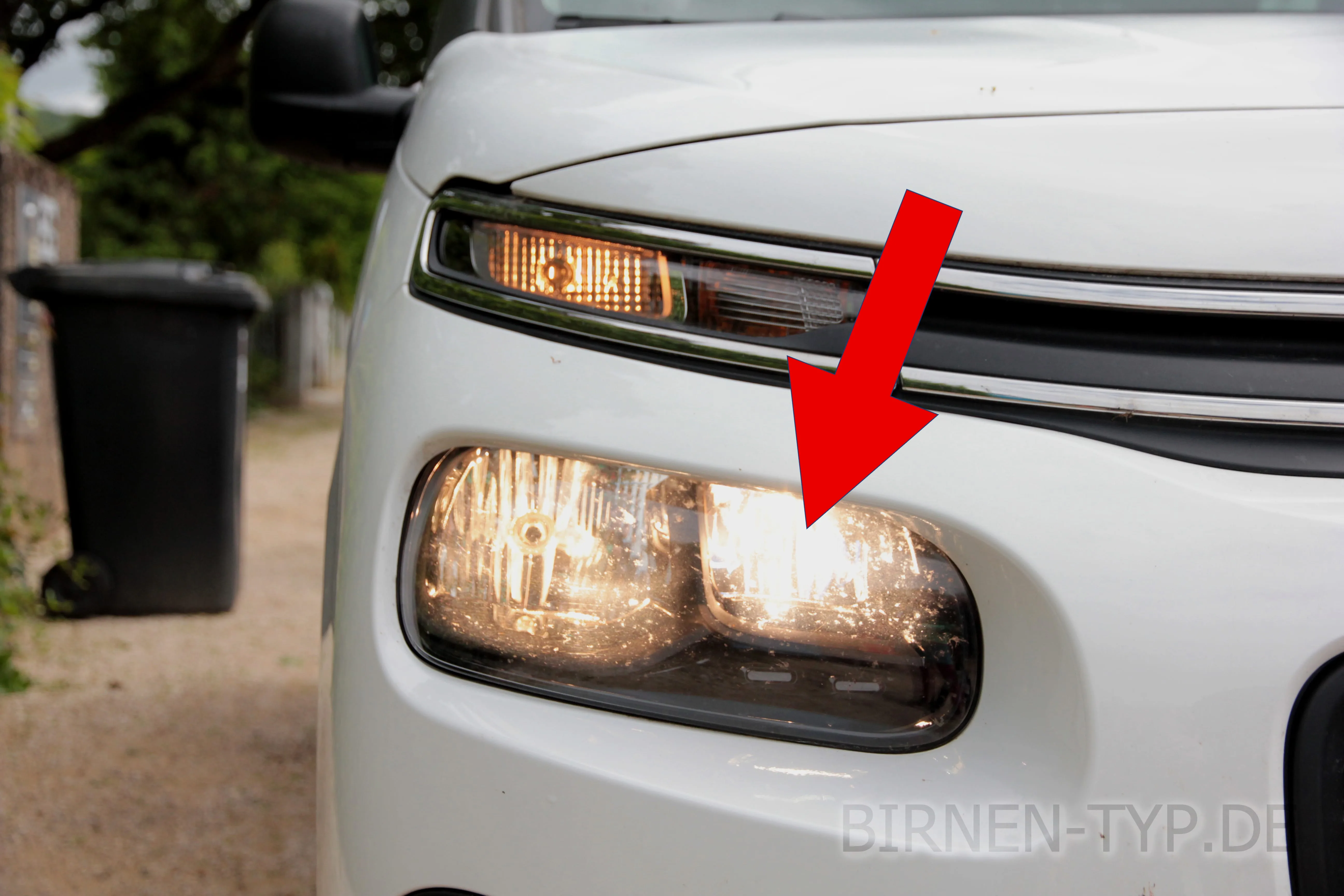 Fernlicht des Citroën Berlingo 3. Gen. (Typ: K9/ER/EC, 2018-heute))