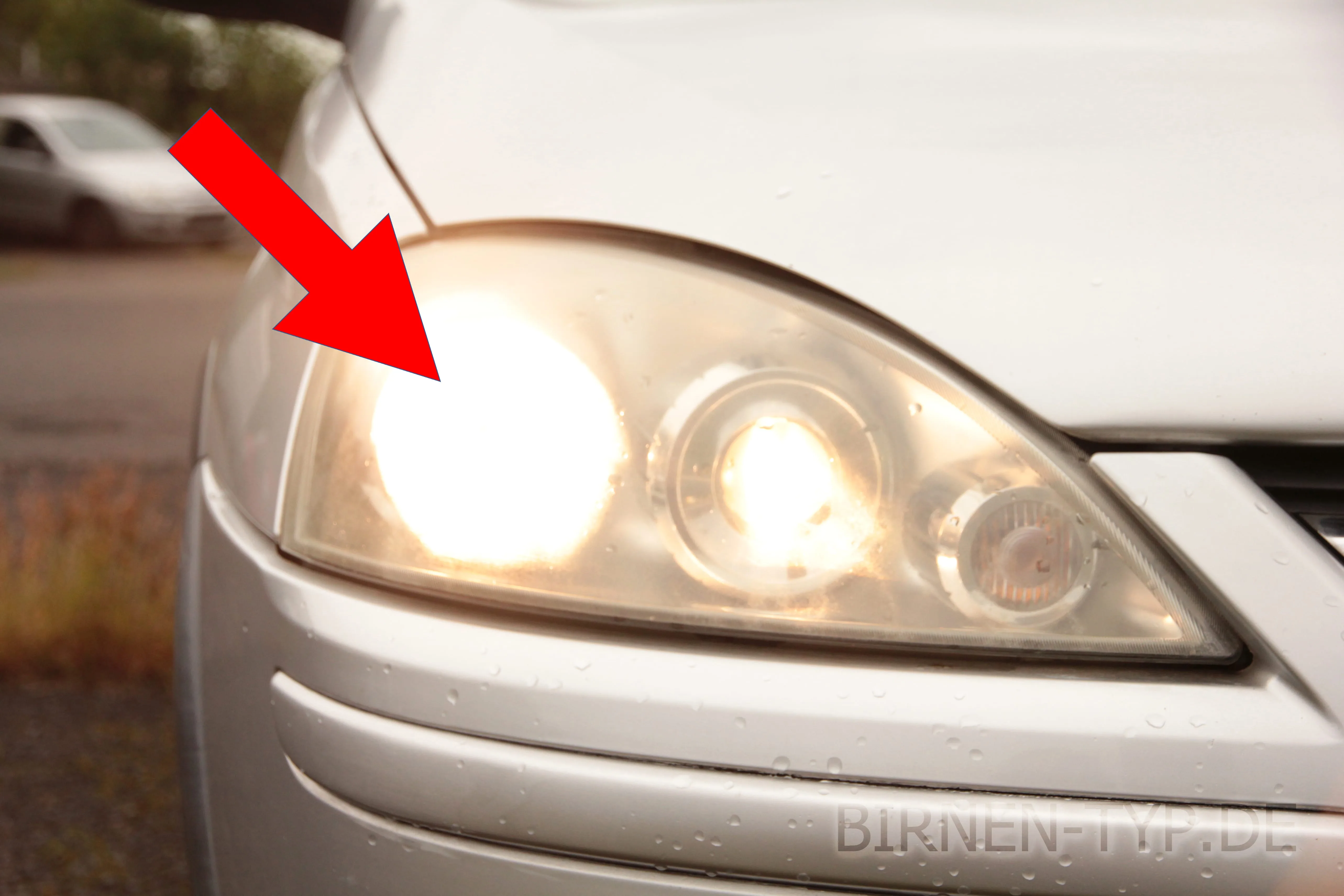 Fernlicht des Opel Corsa C