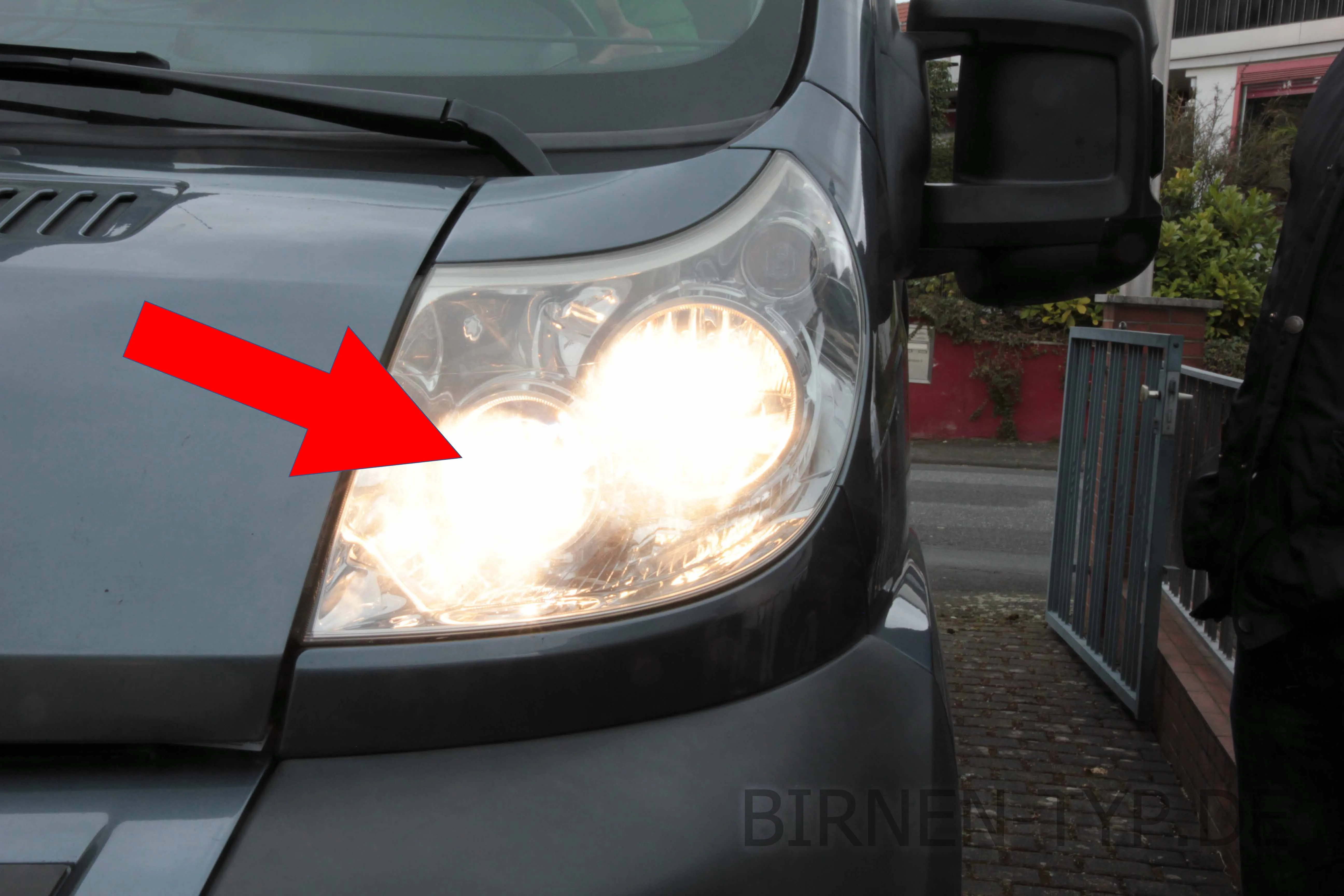 Fernlicht des Fiat Ducato 3. Gen