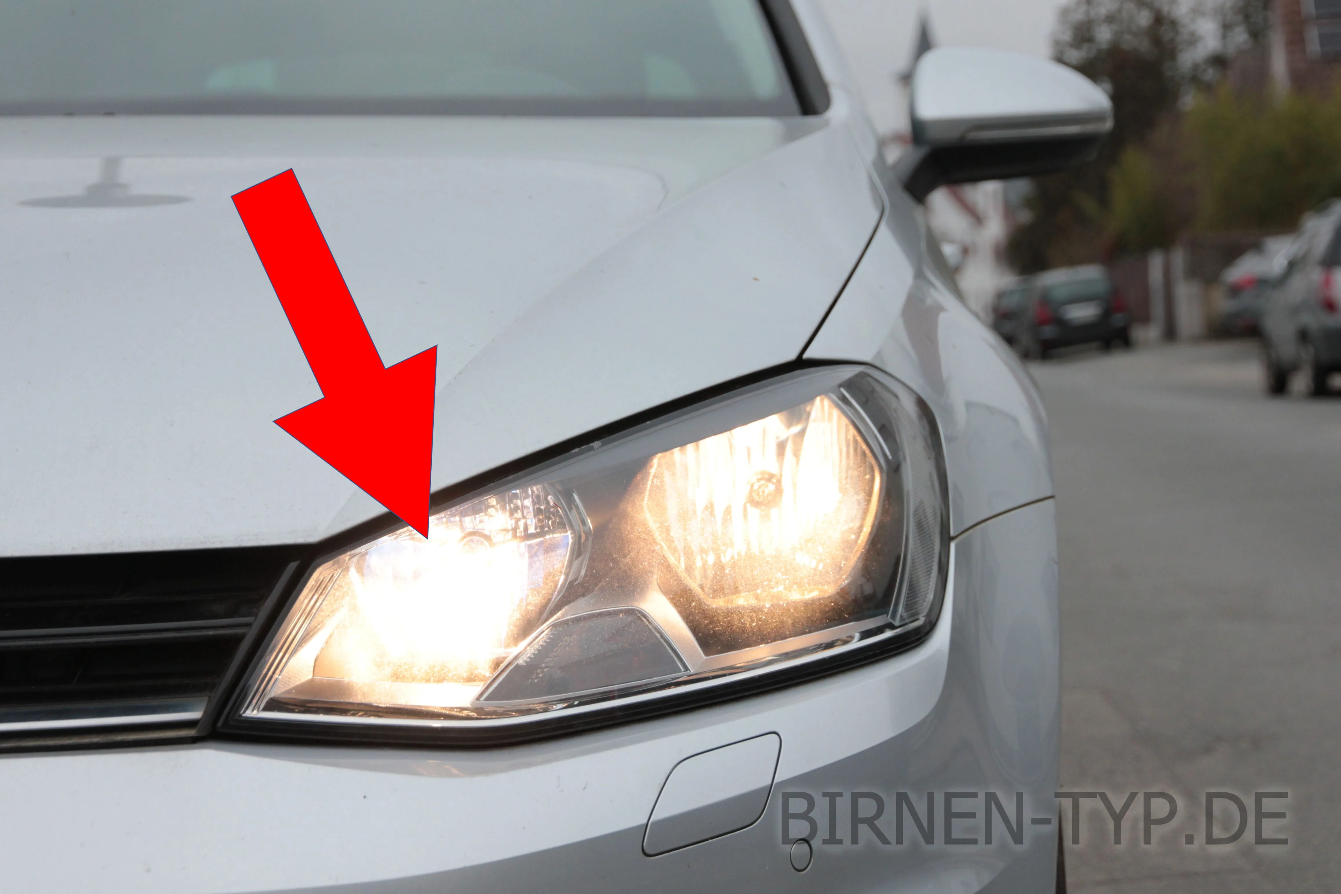 Fernlicht des VW Golf 7