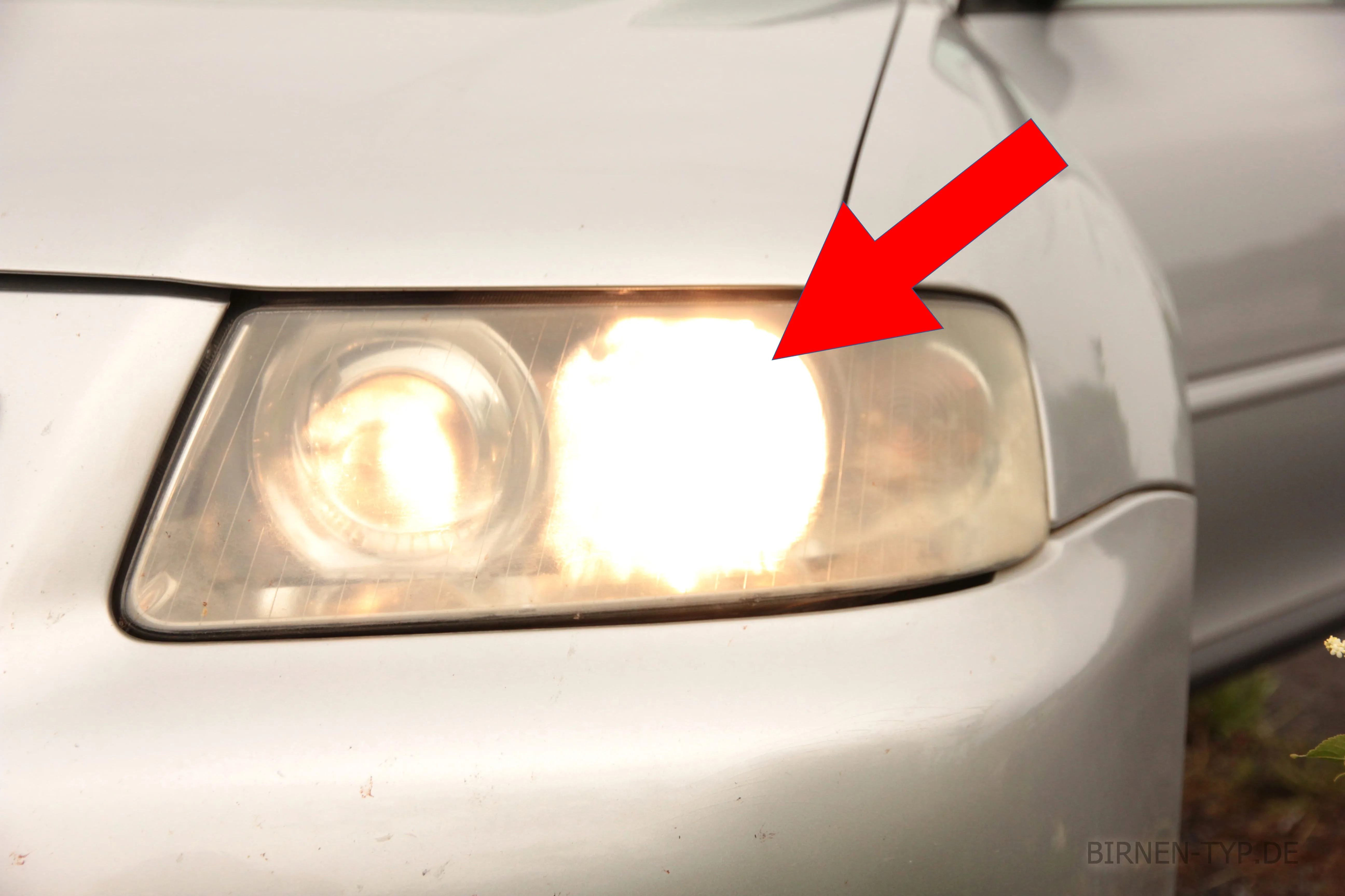 Fernlicht des Audi A3 1. Gen