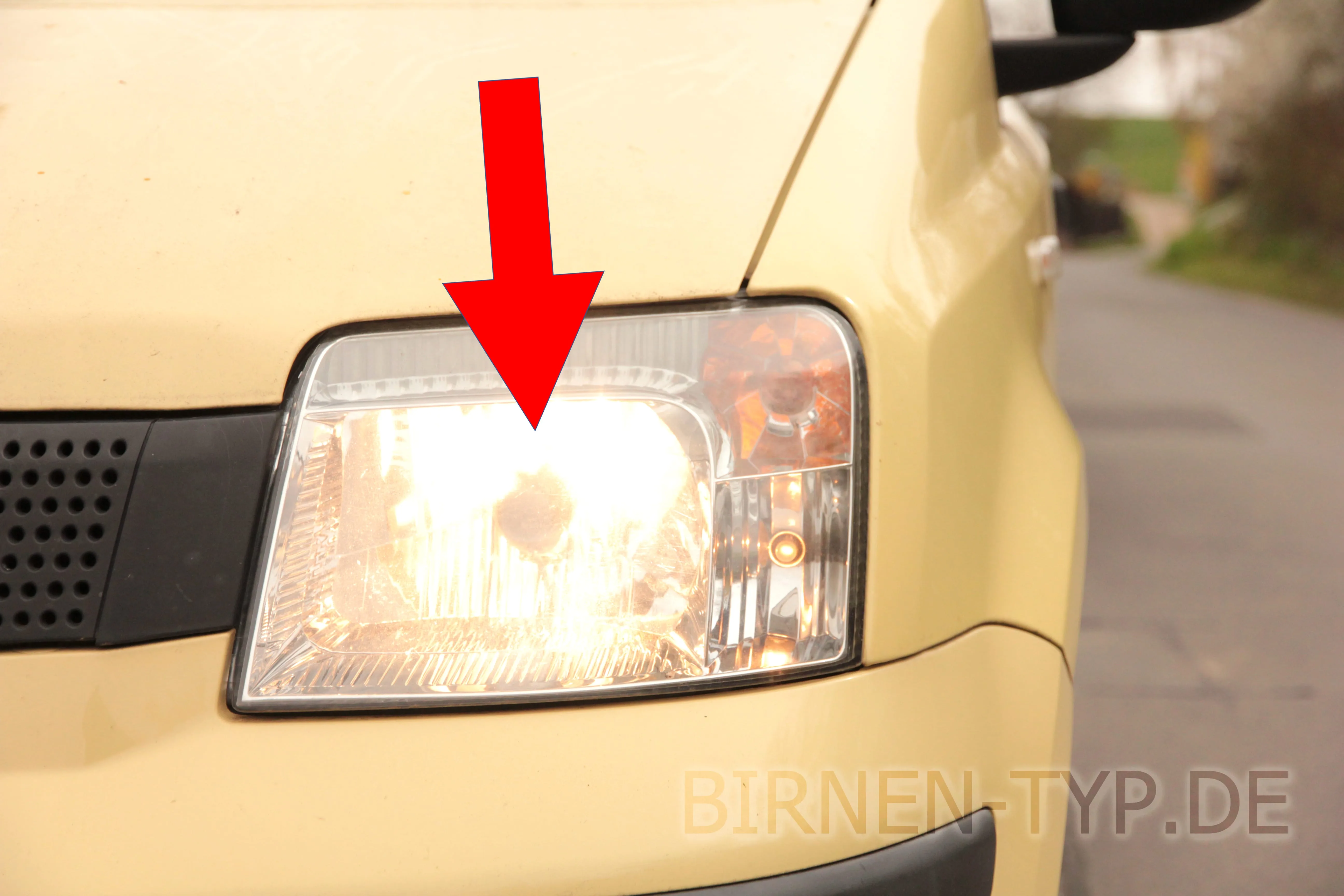 Fernlicht des Fiat Panda 2. Gen (Typ 169 (Nuova Panda) – 2003-2012)