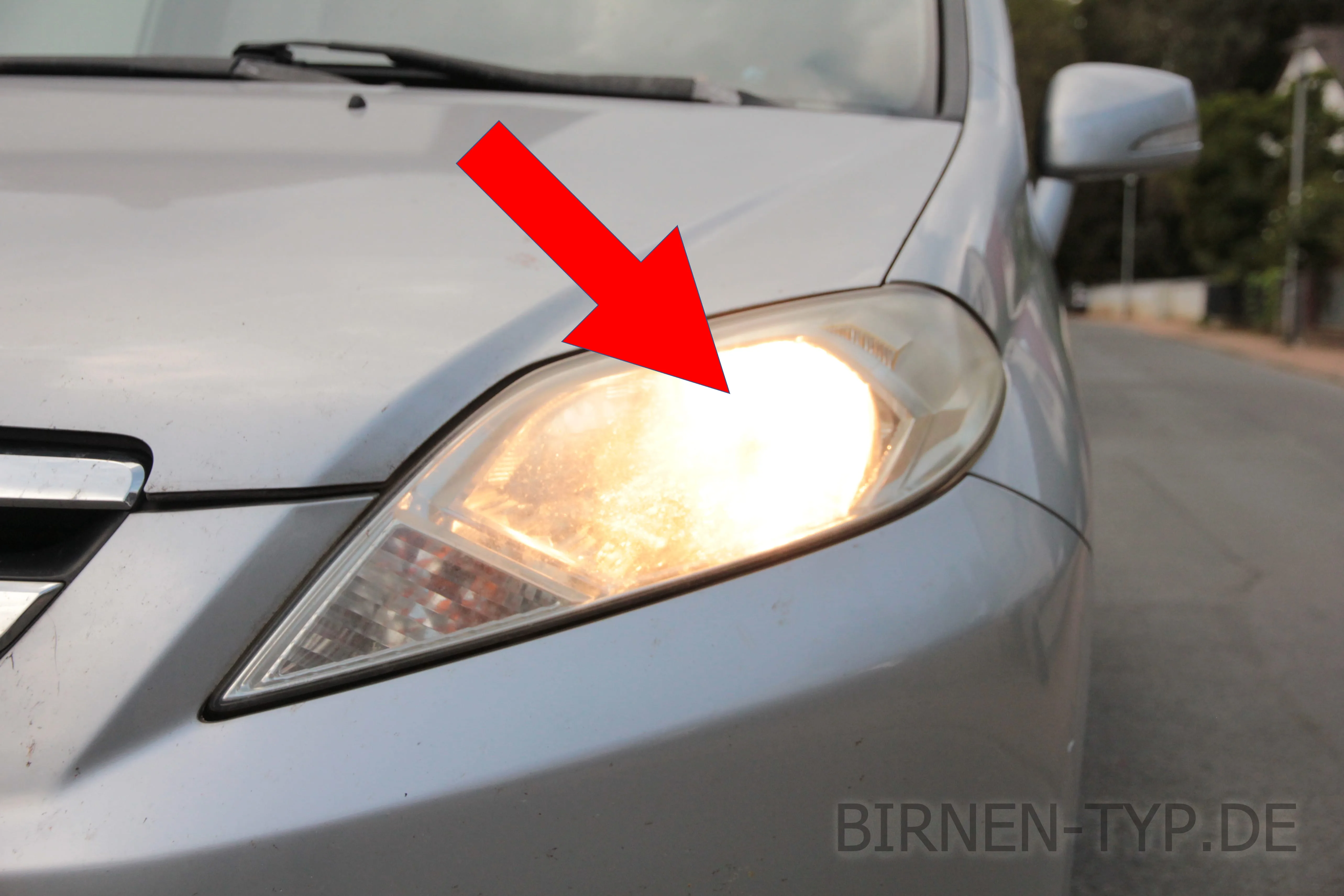 Fernlicht des Honda FR-V