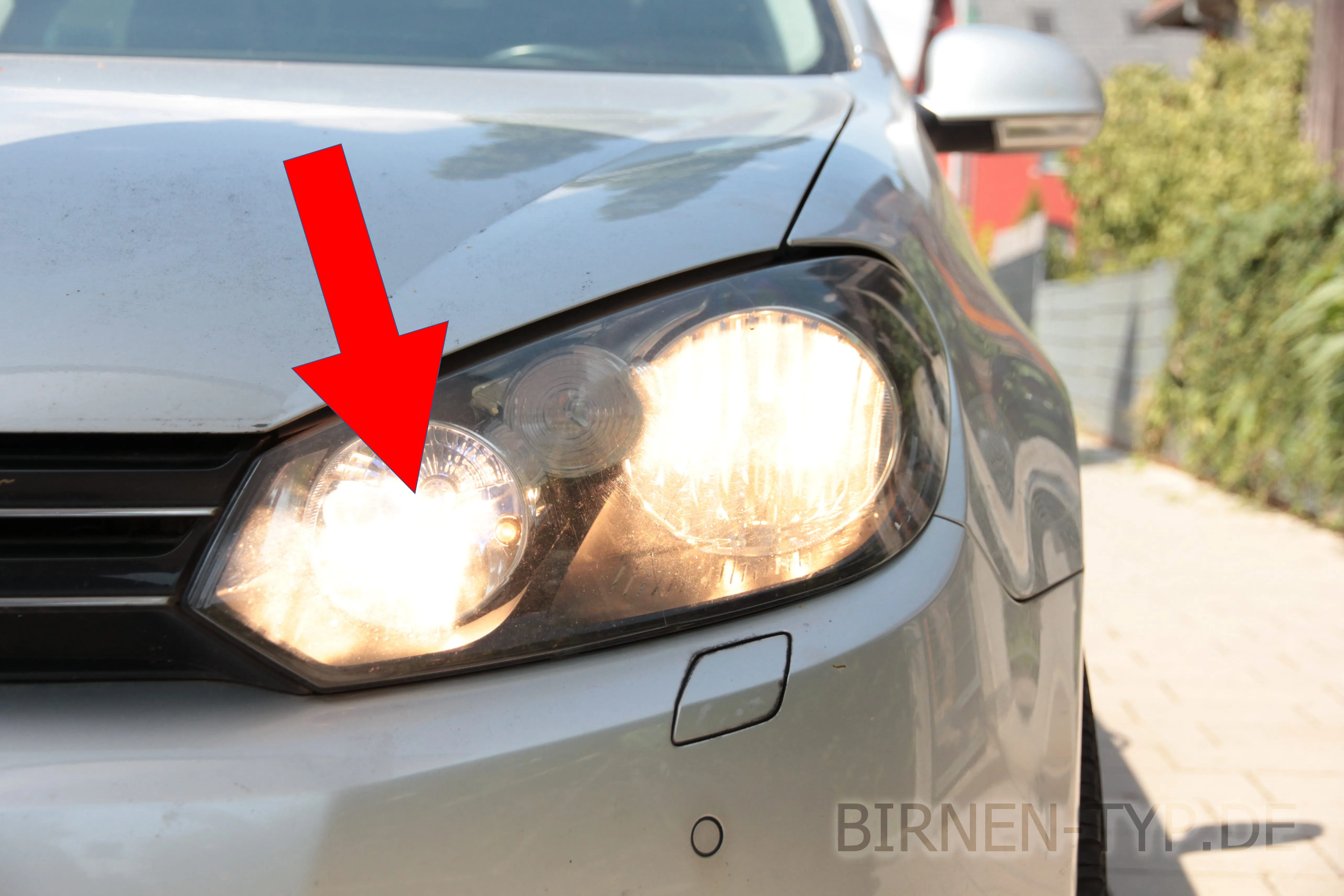Fernlicht des VW Golf 6 Variant / Kombi