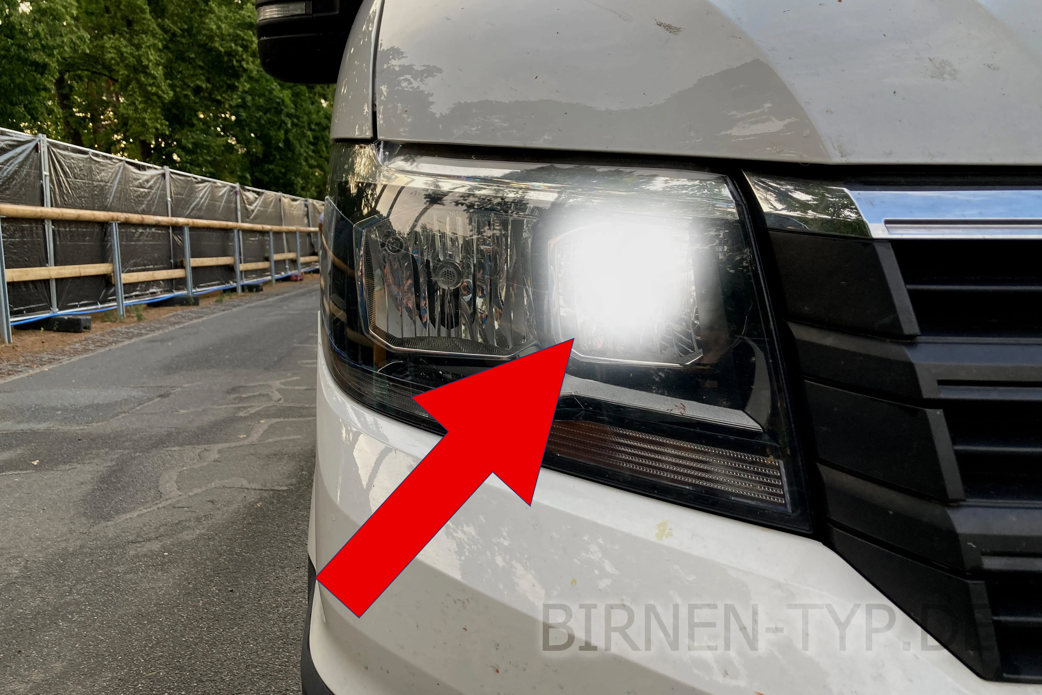 Fernlicht des VW Grand California