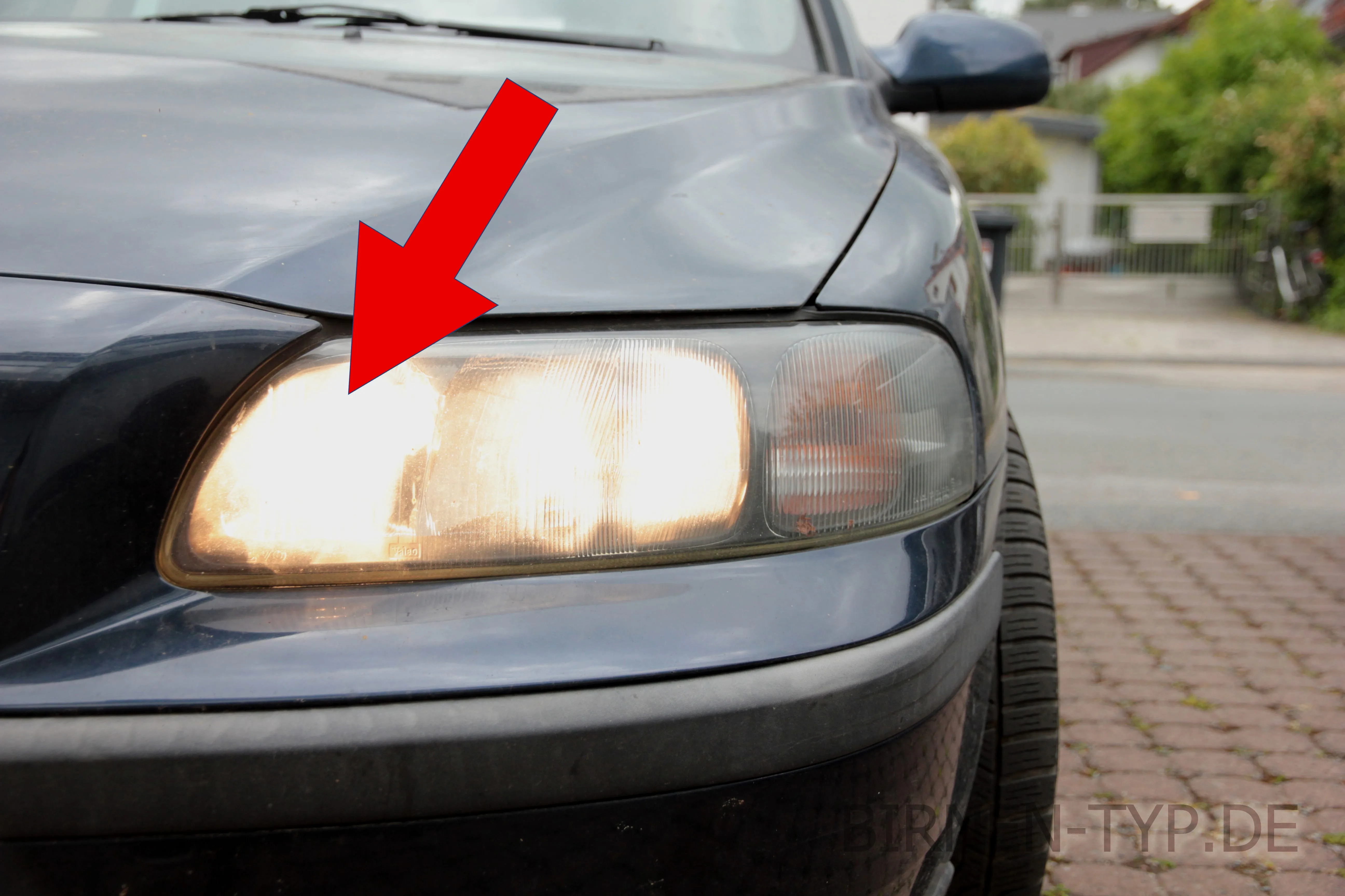 Fernlicht des Volvo V70