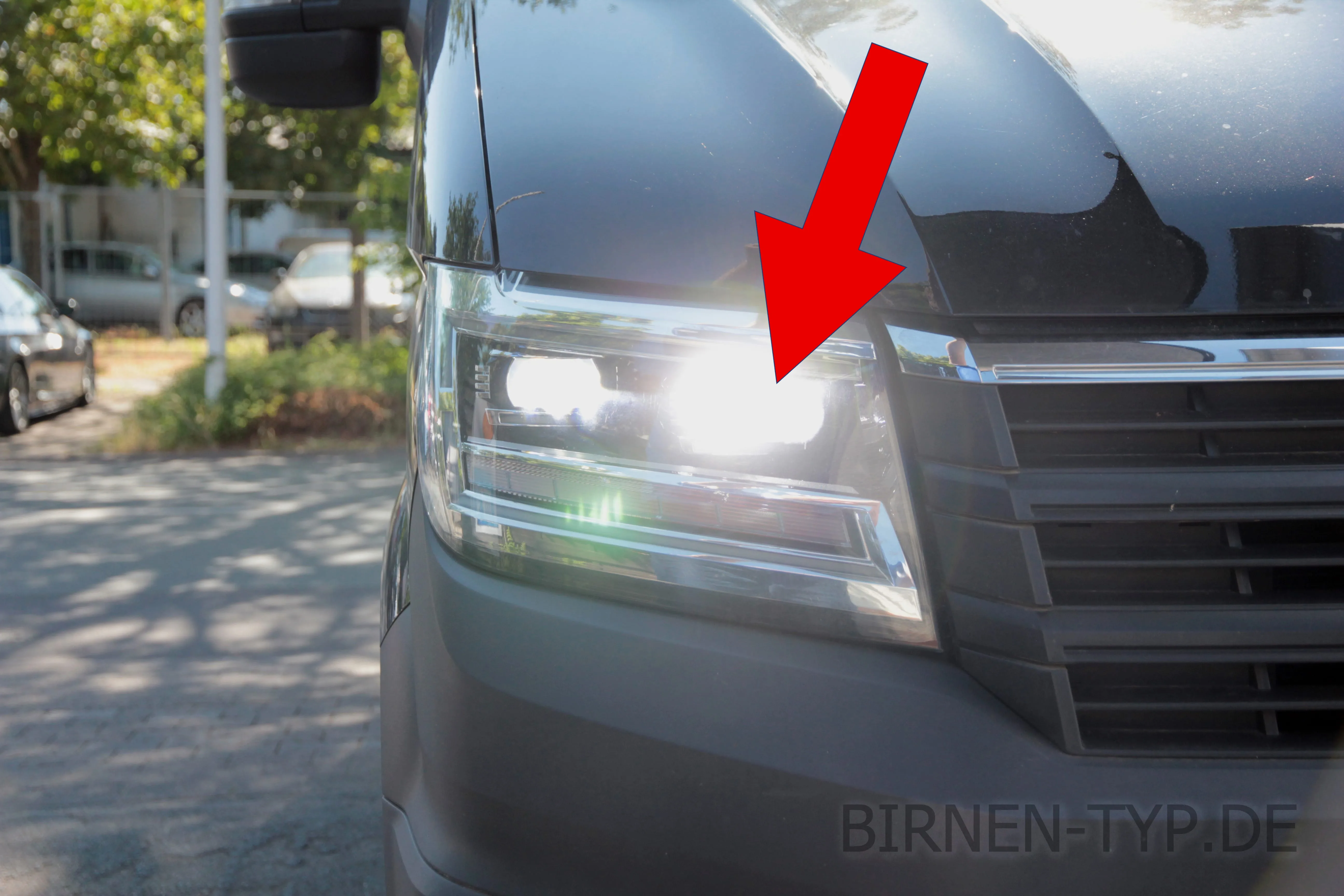 Fernlicht des MAN TGE 1. Gen., Transporter / Van