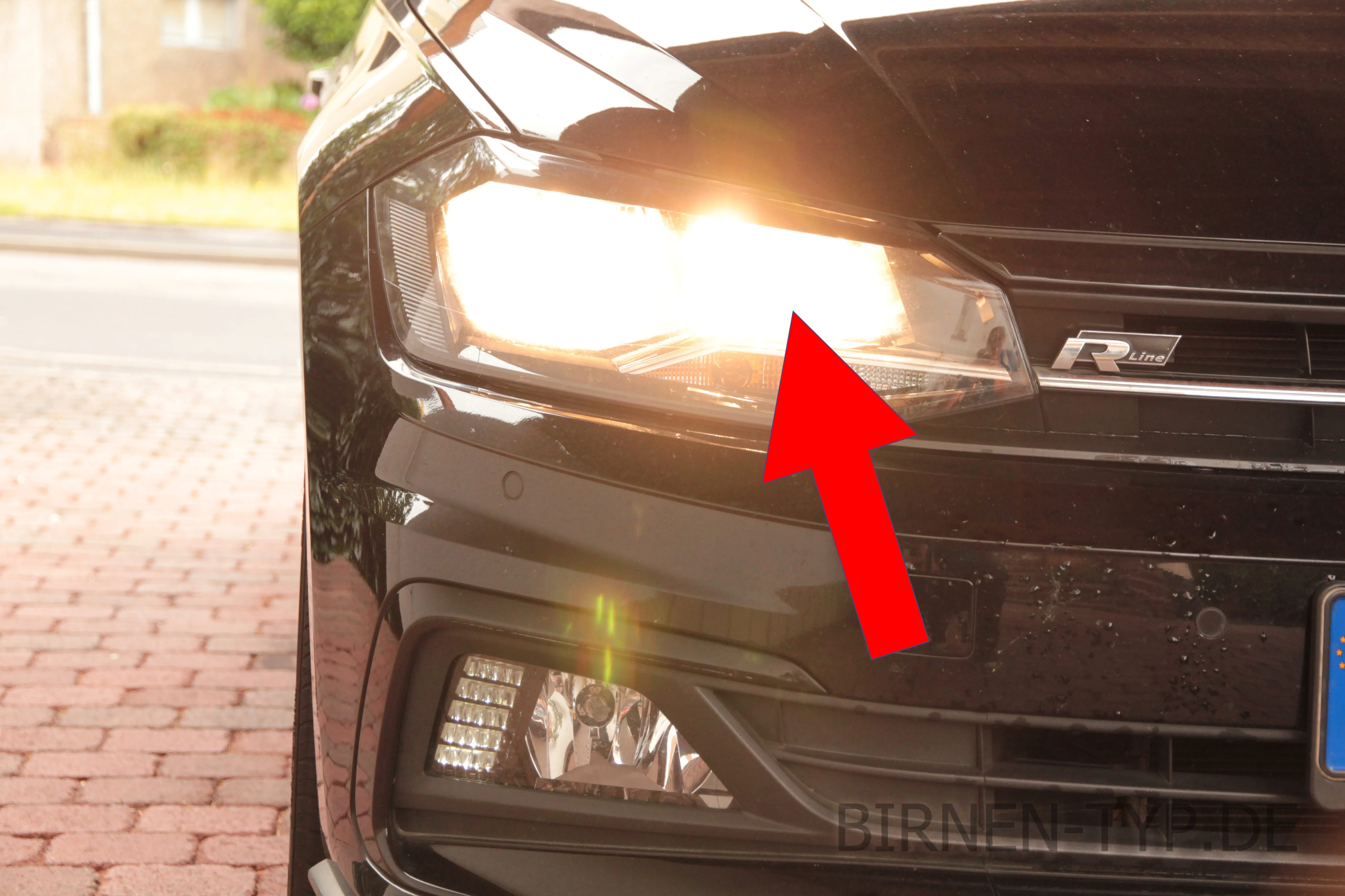 Fernlicht des VW Polo VI