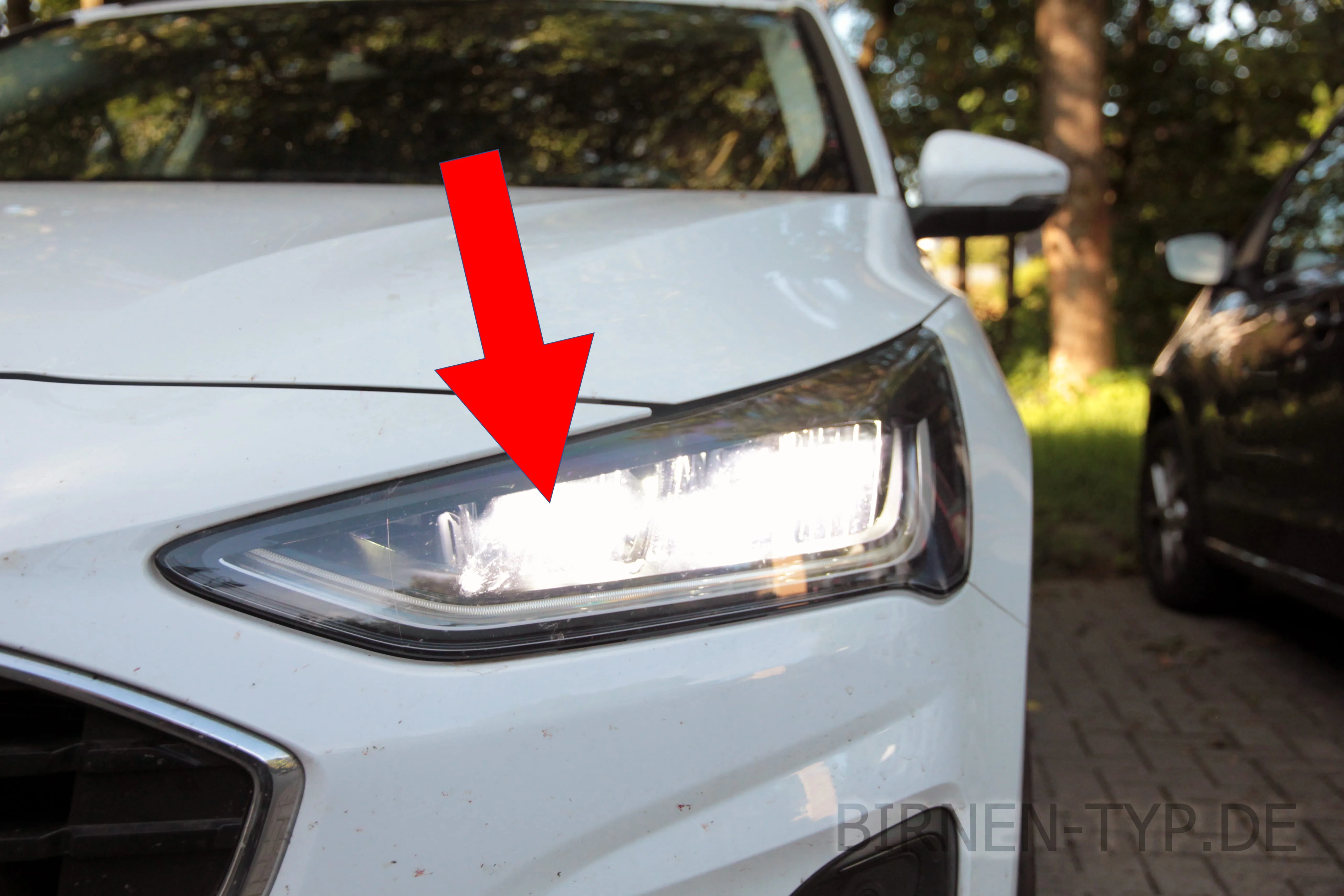 Fernlicht des Ford Focus MK4