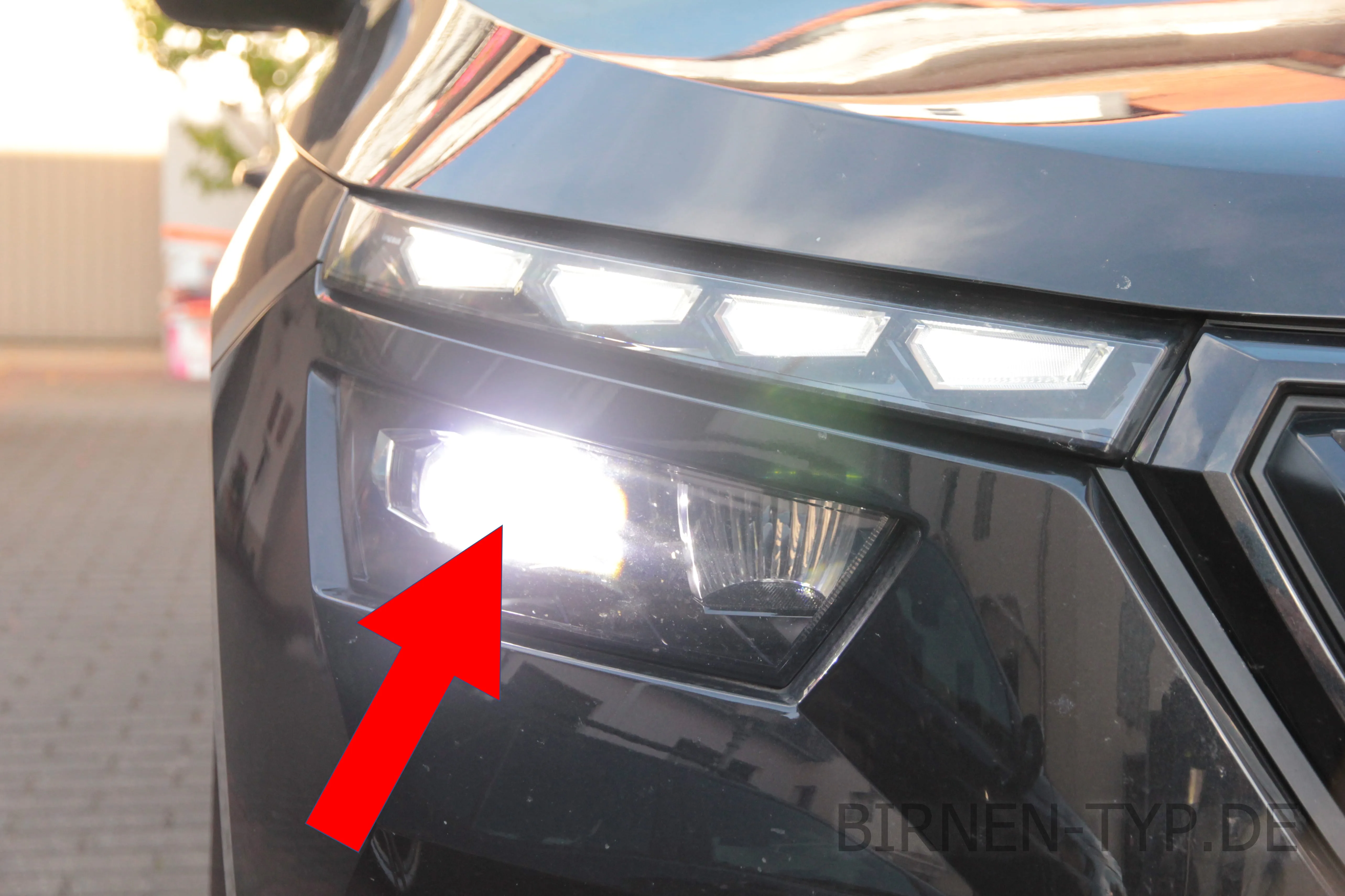 Fernlicht des Škoda Kamiq