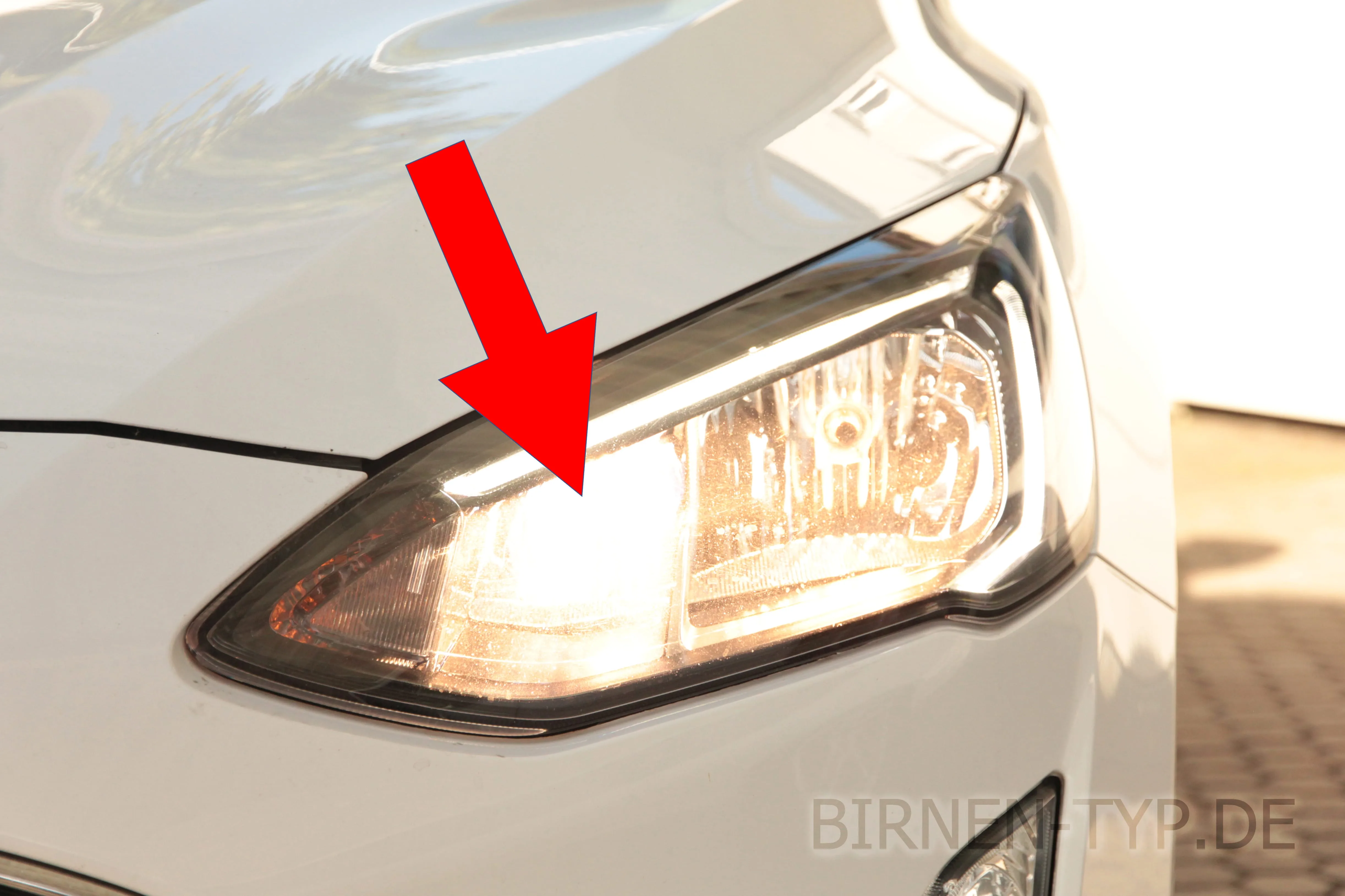 Fernlicht des Ford Focus MK4
