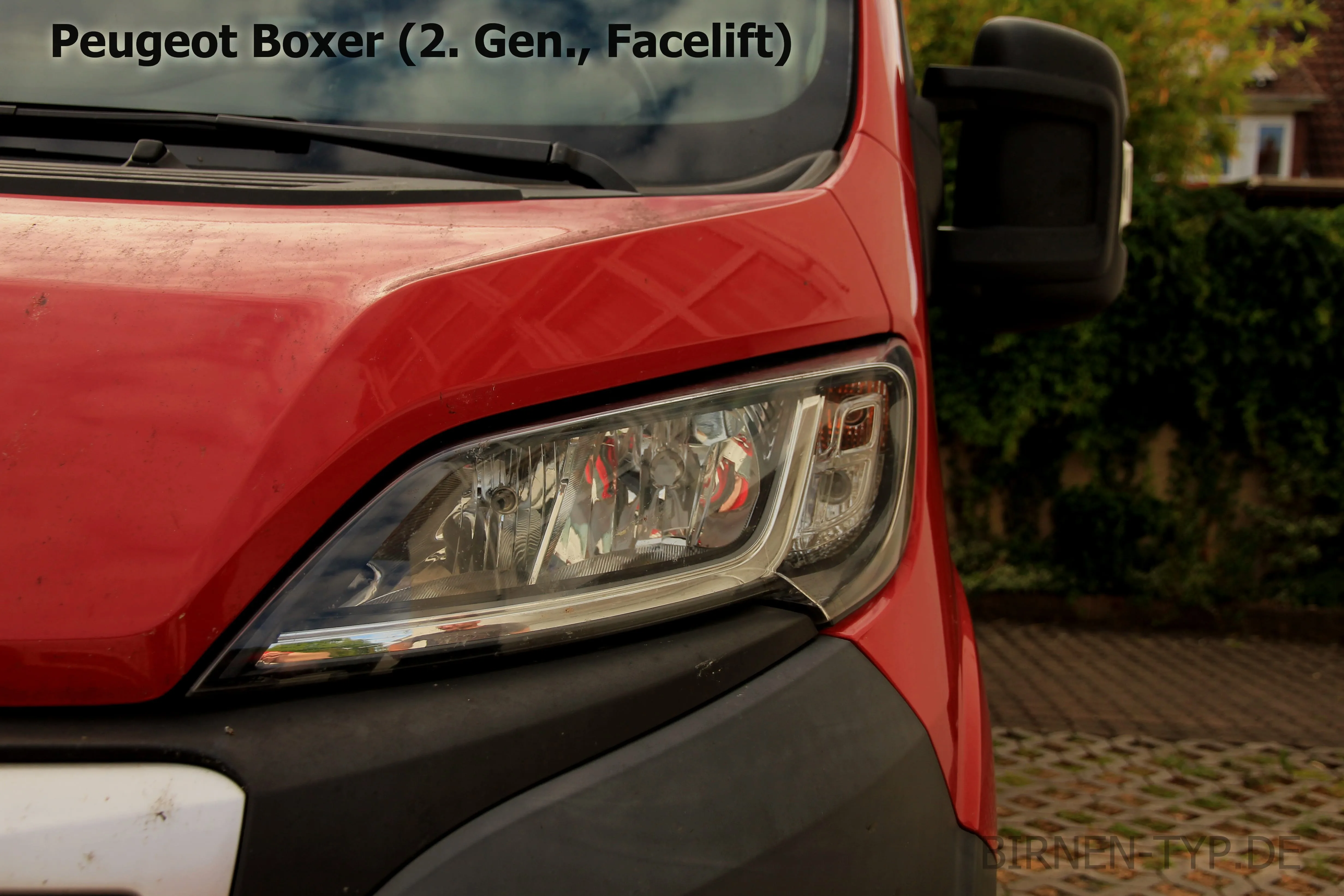 So sieht der Scheinwerfer des Peugeot Boxer aus