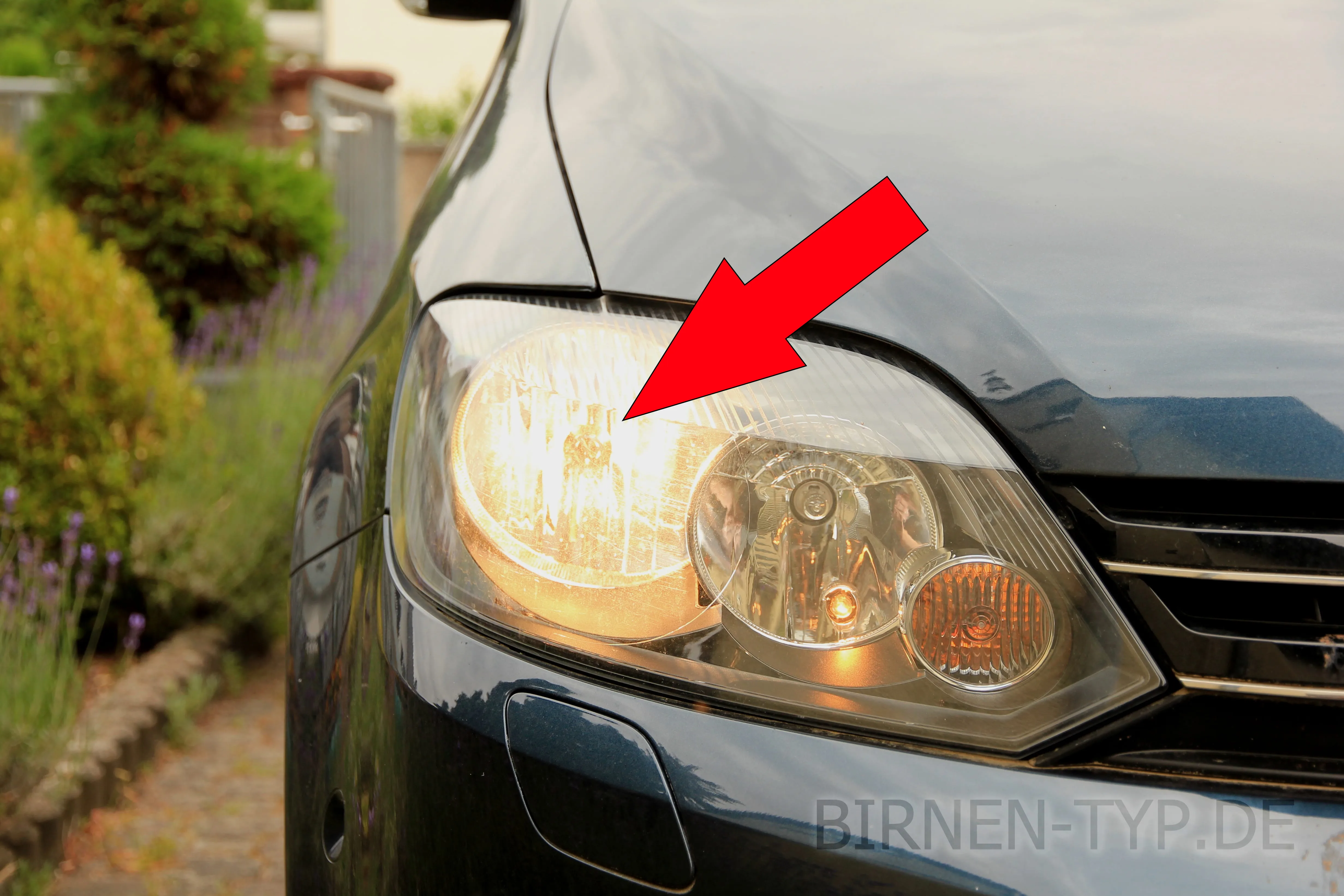 Abblendlicht des VW Golf 6 Plus