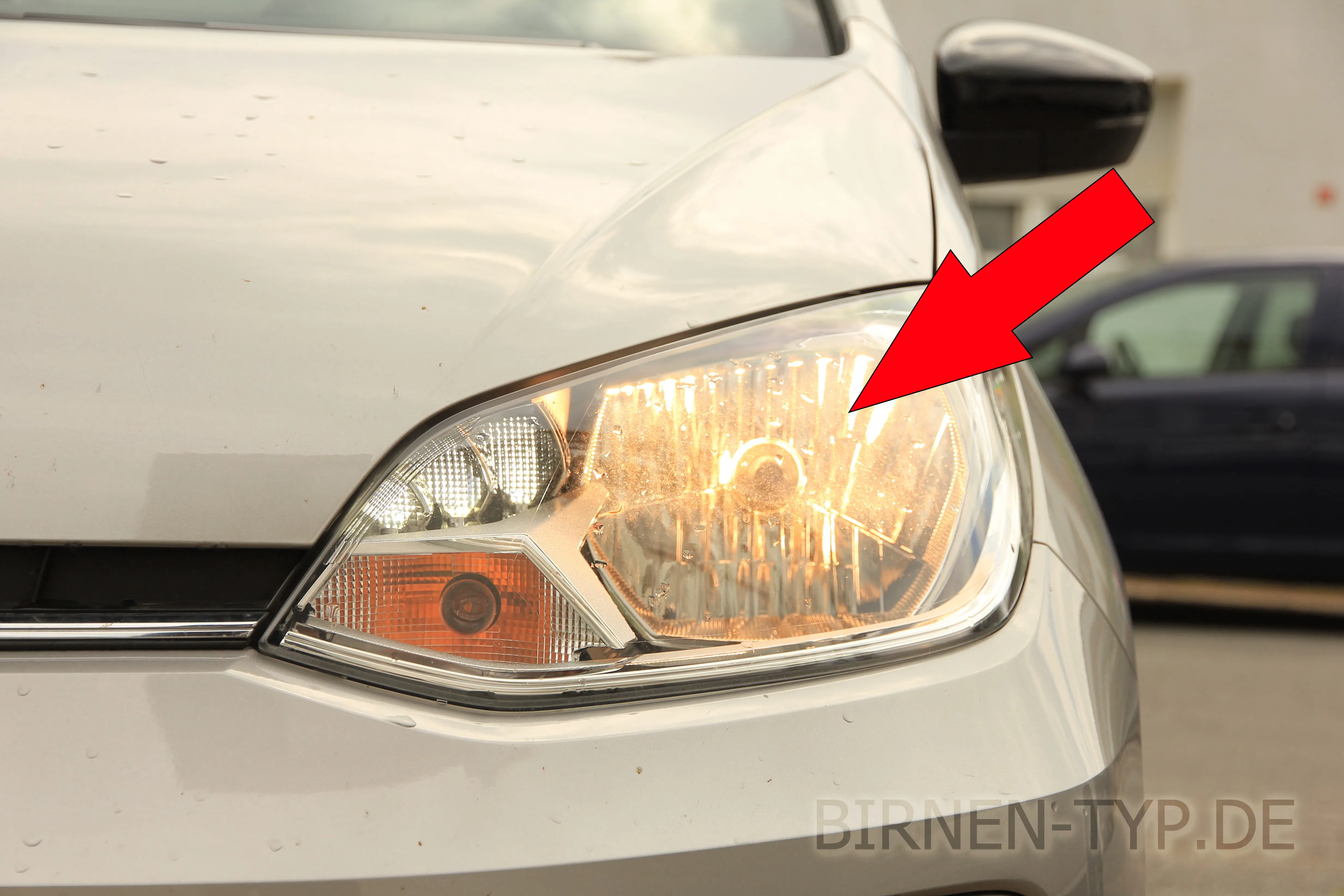 Abblendlicht des VW up! — nach Facelift 2016