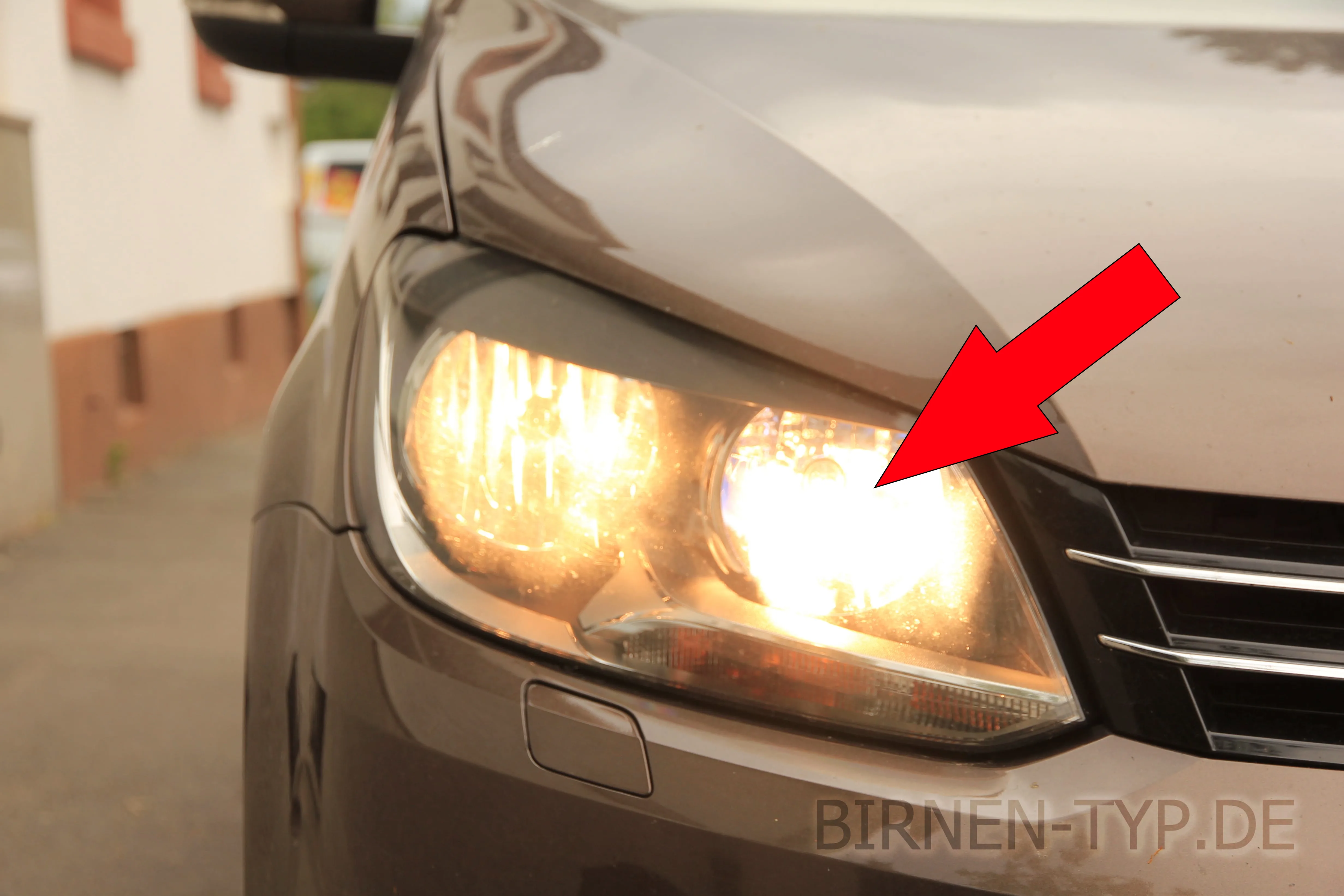 Fernlicht des VW Touran 1